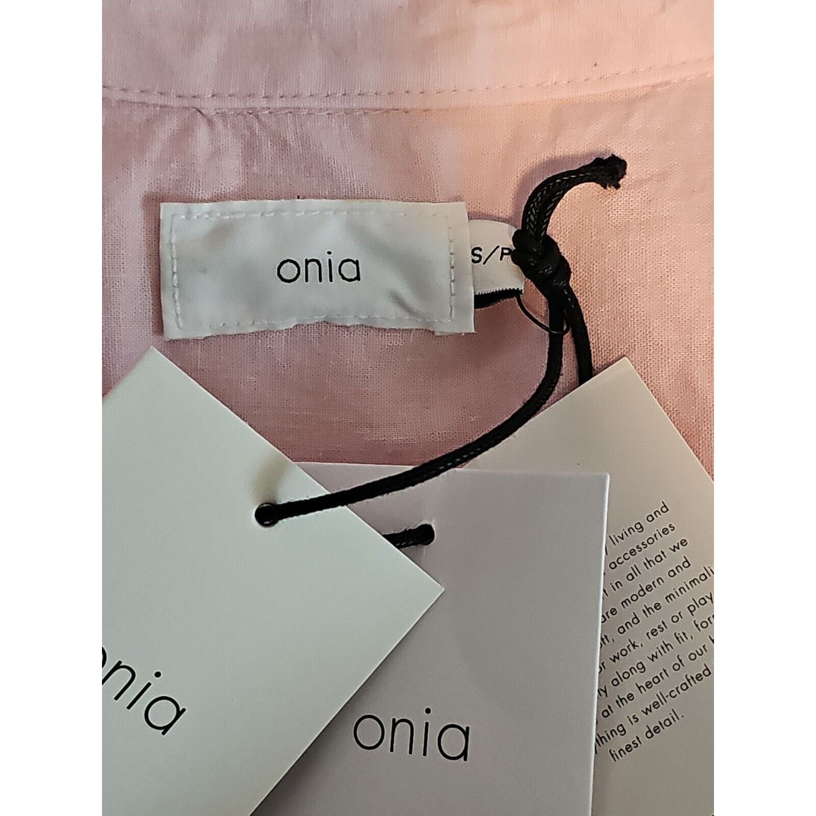 Onia Nwt Mens Onia Pink Ss Button Up Shirt Sz S $140 Size US S / EU 44-46 / 1 - 3 Thumbnail