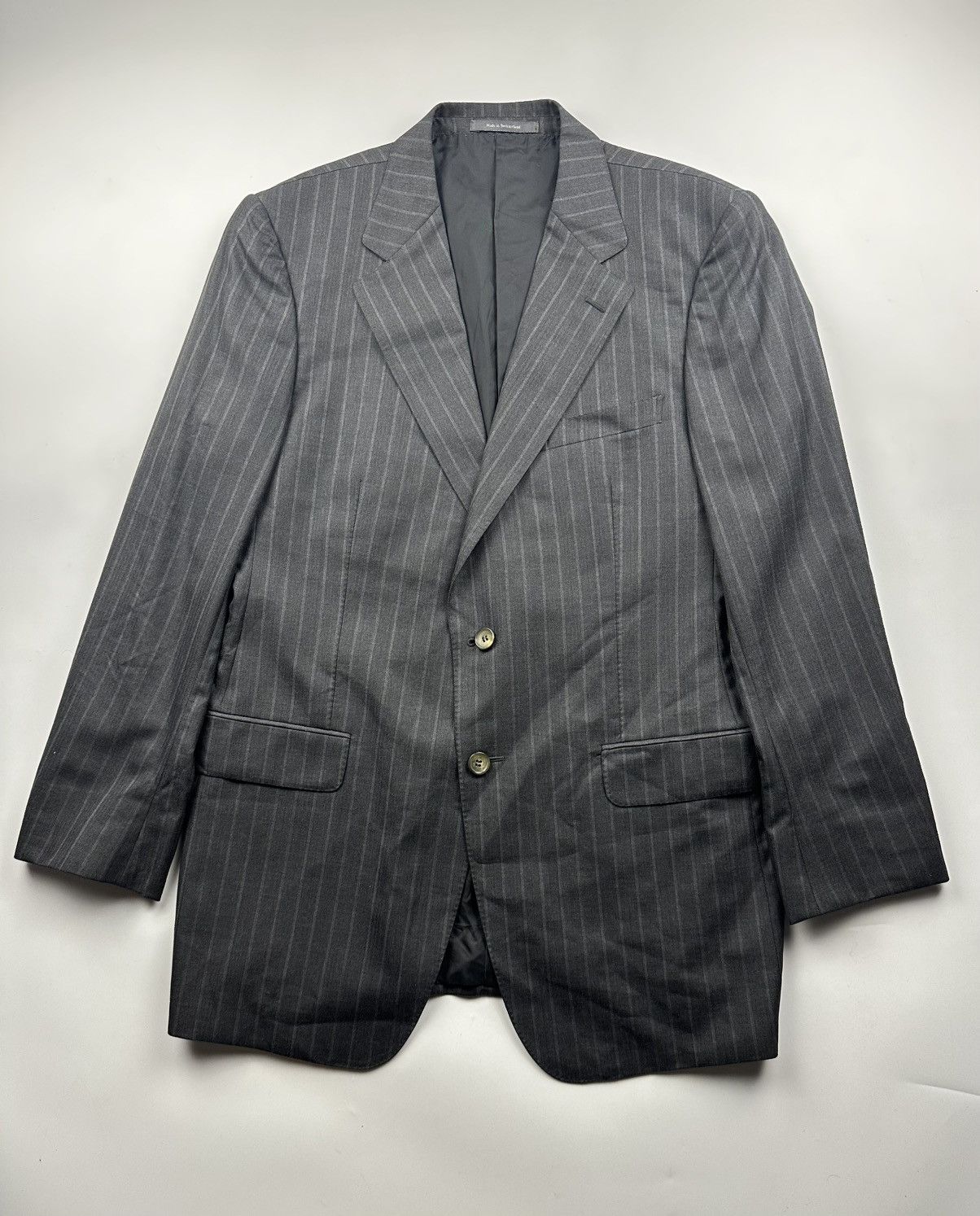 Gucci Gucci vintage striped 3 button wool blazer jacket Size 52R - 1 Thumbnail