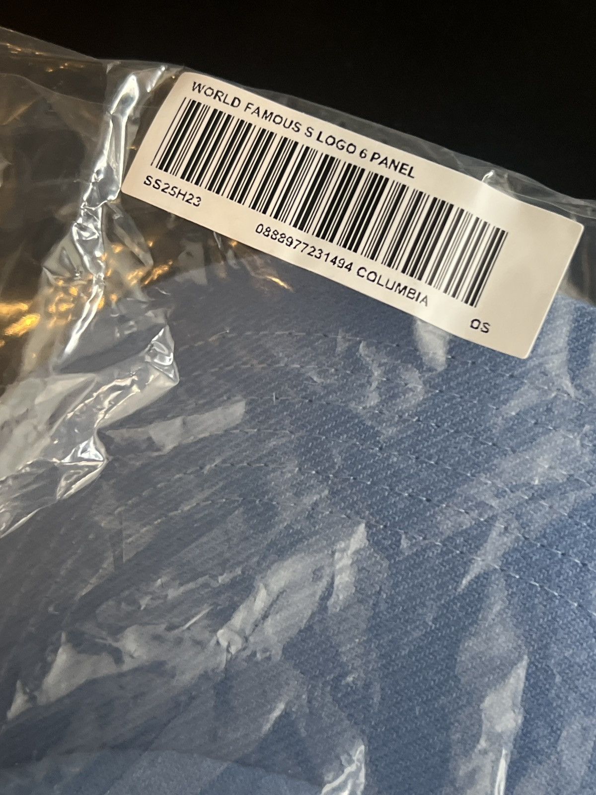 Supreme Supreme World Famous S Logo 6-Panel Blue - READY TO SHIP Size ONE SIZE - 4 Thumbnail