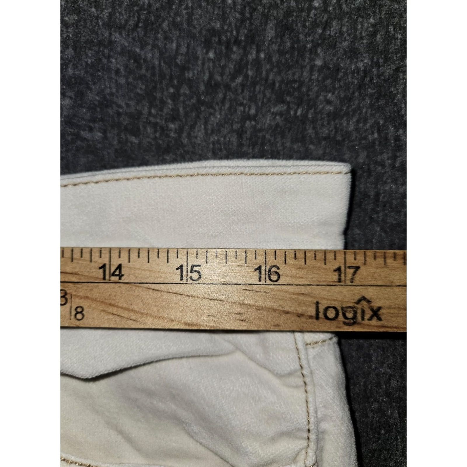Old Navy VINTAGE Old Navy Jeans Womens 8 White Ultra Low Waist Bootcut Stretch Denim Pants Regular Rise 00s Women Jeans Size 30" / US 8 / IT 44 - 4 Thumbnail