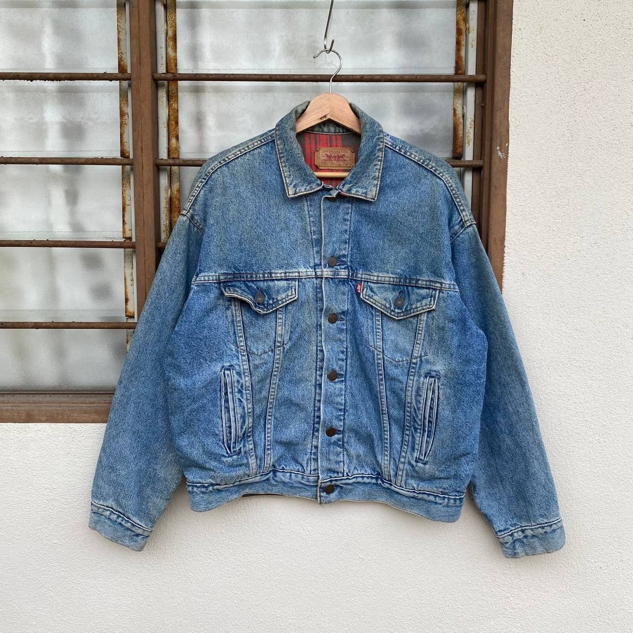 Levi's Vintage Clothing Vintage 90s Levi’s Blanket Lined Denim Trucker Jacket USA Size US M / EU 48-50 / 2 - 8 Thumbnail