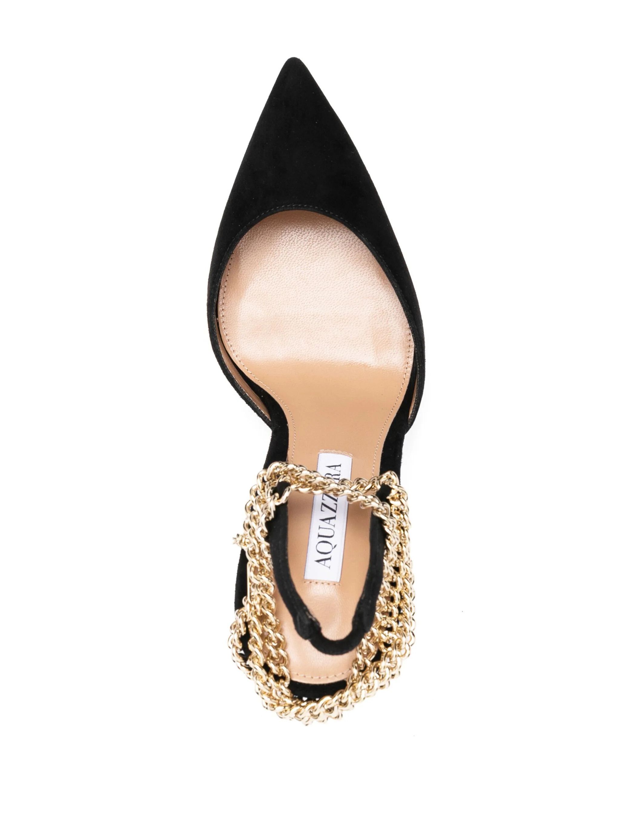 Aquazzura o1srvl11e1024 Heel in Black Size US 11 / IT 41 - 4 Thumbnail