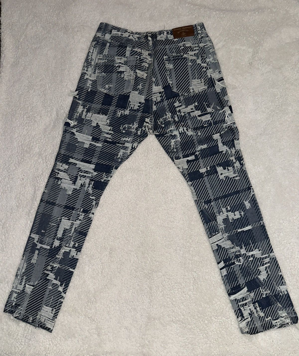 Vivienne Westwood Vivienne Westwood Asymmetrical Crash Denim Size US 33 - 2 Thumbnail