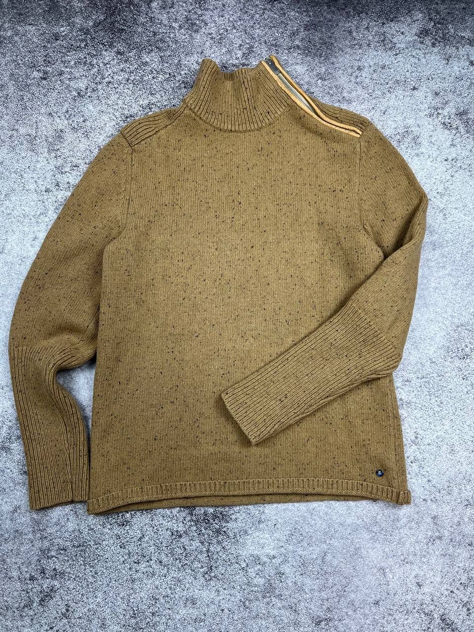 Fendi Fendi Roma FW14 Shoulder Zip Mock Neck Wool Sweater Size US M / EU 48-50 / 2 - 4 Thumbnail