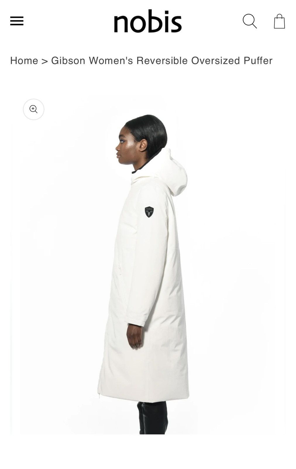 Nobis Women's Reversible Oversized Puffer