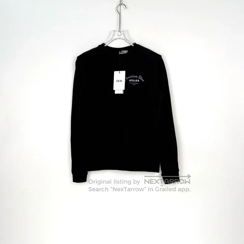 Dior Dior Black slogan logo sweatshirt Size US S / EU 44-46 / 1 - 3 Thumbnail