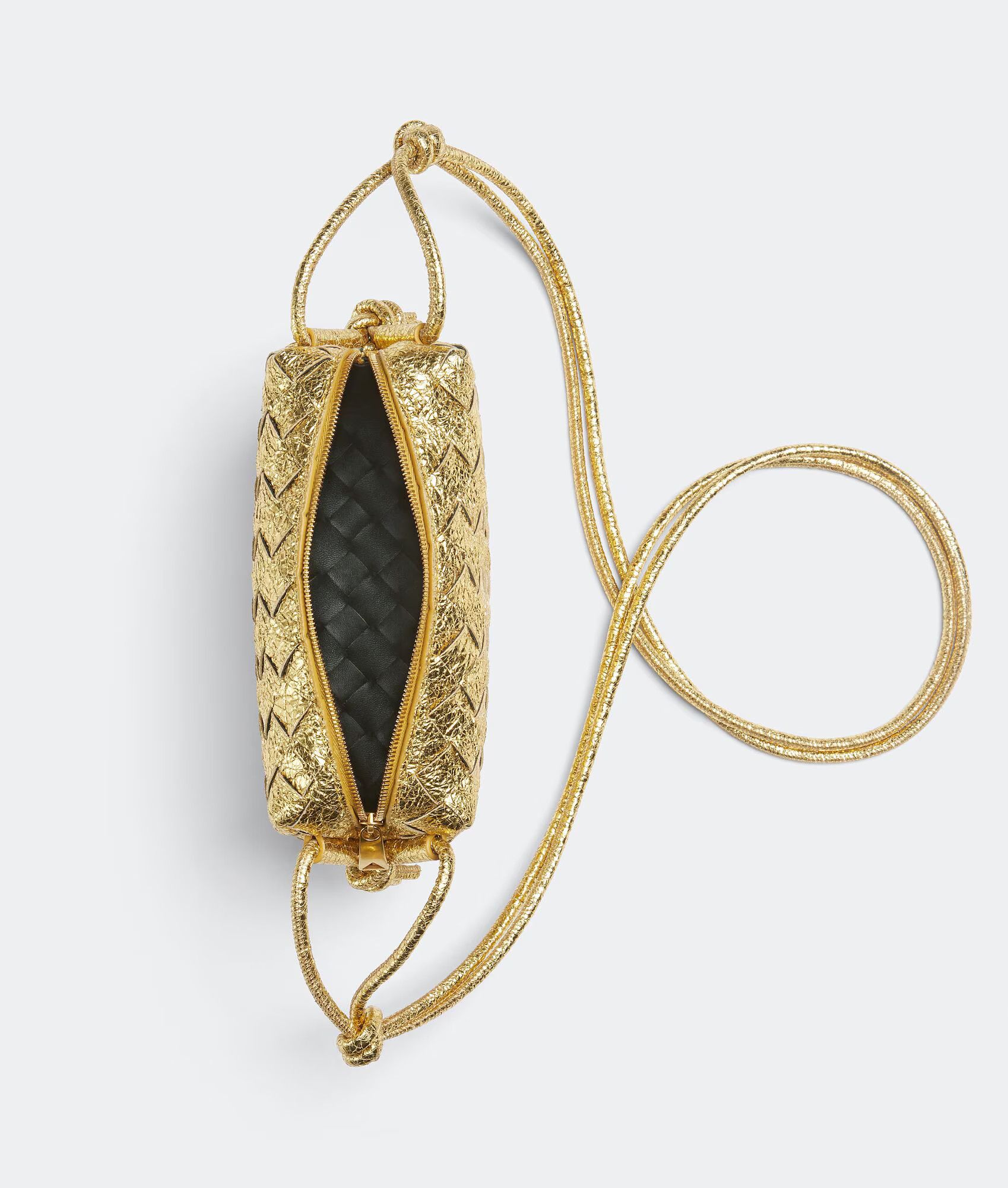 Bottega Veneta o1n1vont1124 Size: OS / Mini Loop Bag in Gold Size ONE SIZE - 3 Thumbnail