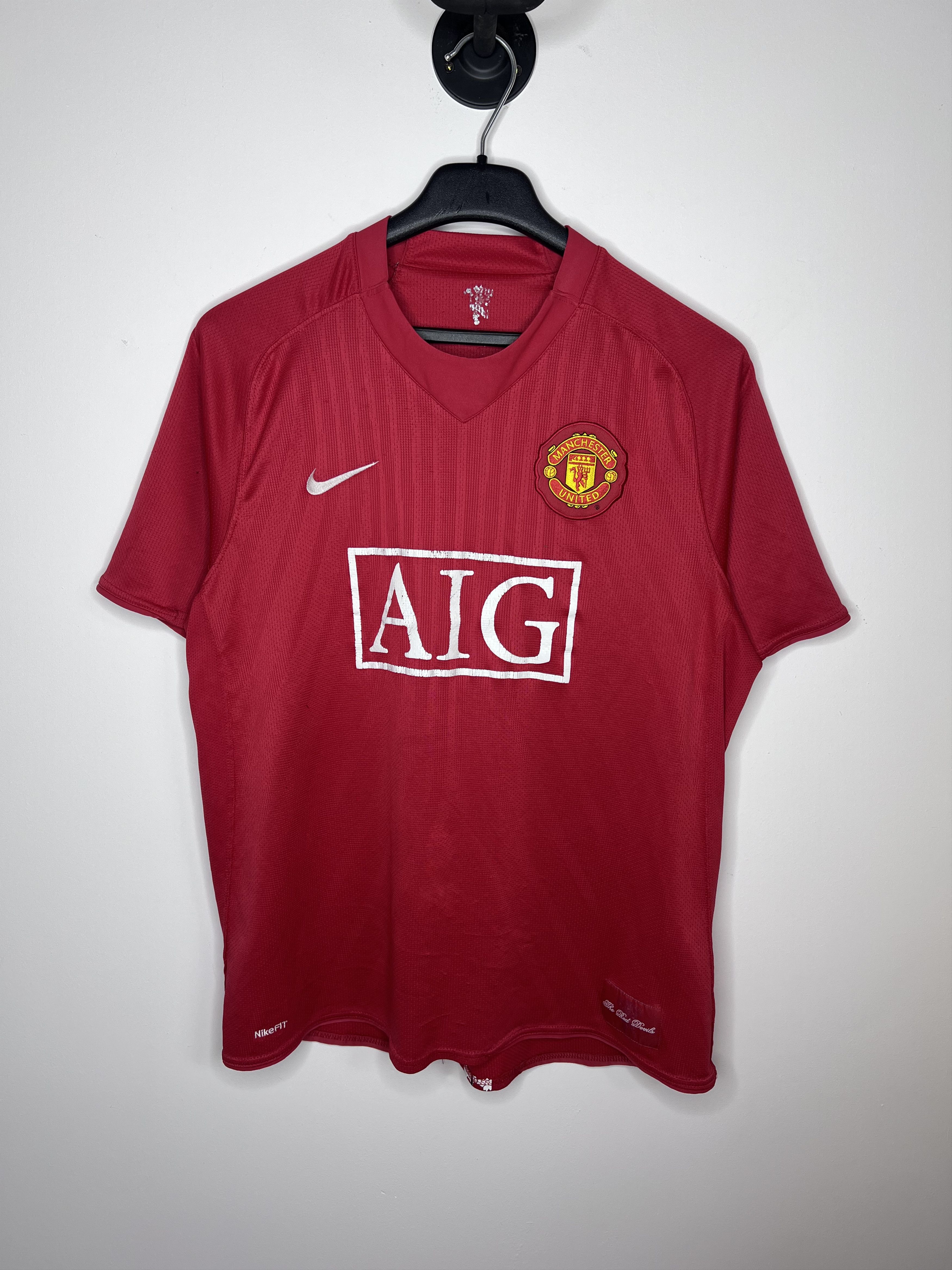 Nike NANI #17 MANCHESTER UNITED 2007 HOME FOOTBALL SHIRT SOCCER Size US L / EU 52-54 / 3 - 2 Thumbnail