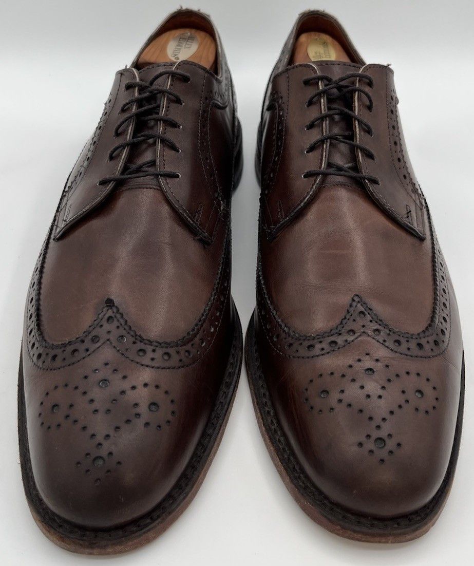 Allen Edmonds Allen Edmonds MCGREGOR Wingtip Dark Brown Leather Size 12D Size US 12 / EU 45 - 2 Thumbnail