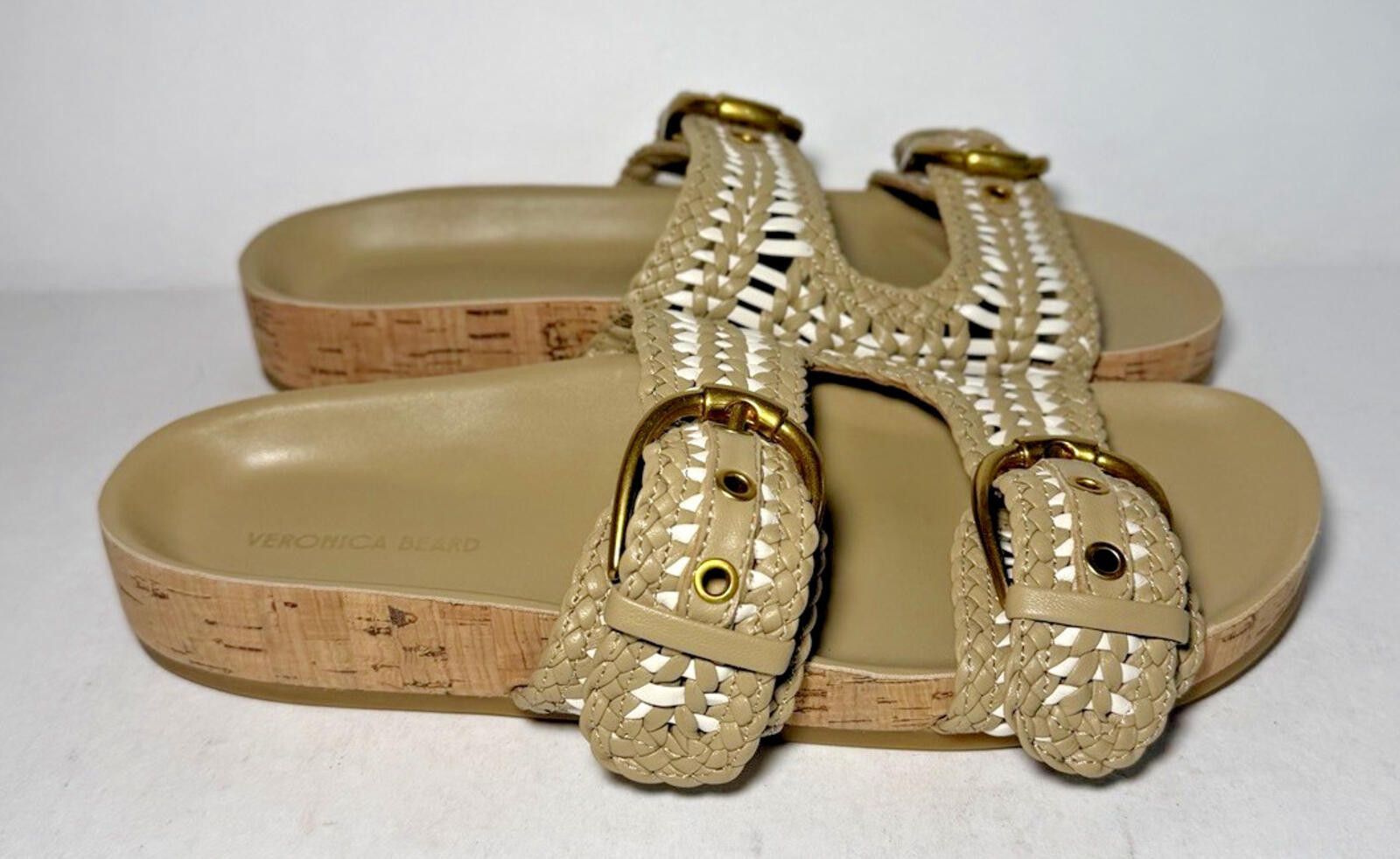 Other VERONICA BEARD Prue Woven Two Strap Sandal Beige Size US 8 / IT 38 - 1 Thumbnail