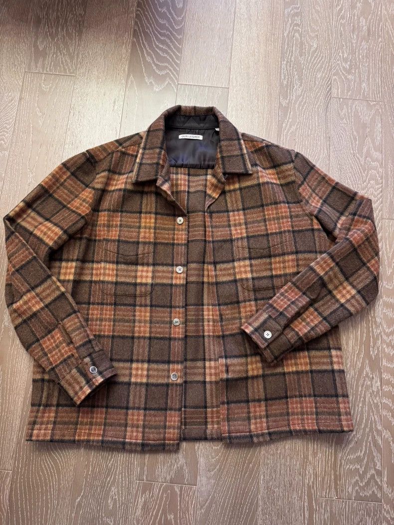 Our Legacy Our Legacy Our Legacy Brown Plaid Shirt Jacket-2507 Size US M / EU 48-50 / 2 - 1 Thumbnail
