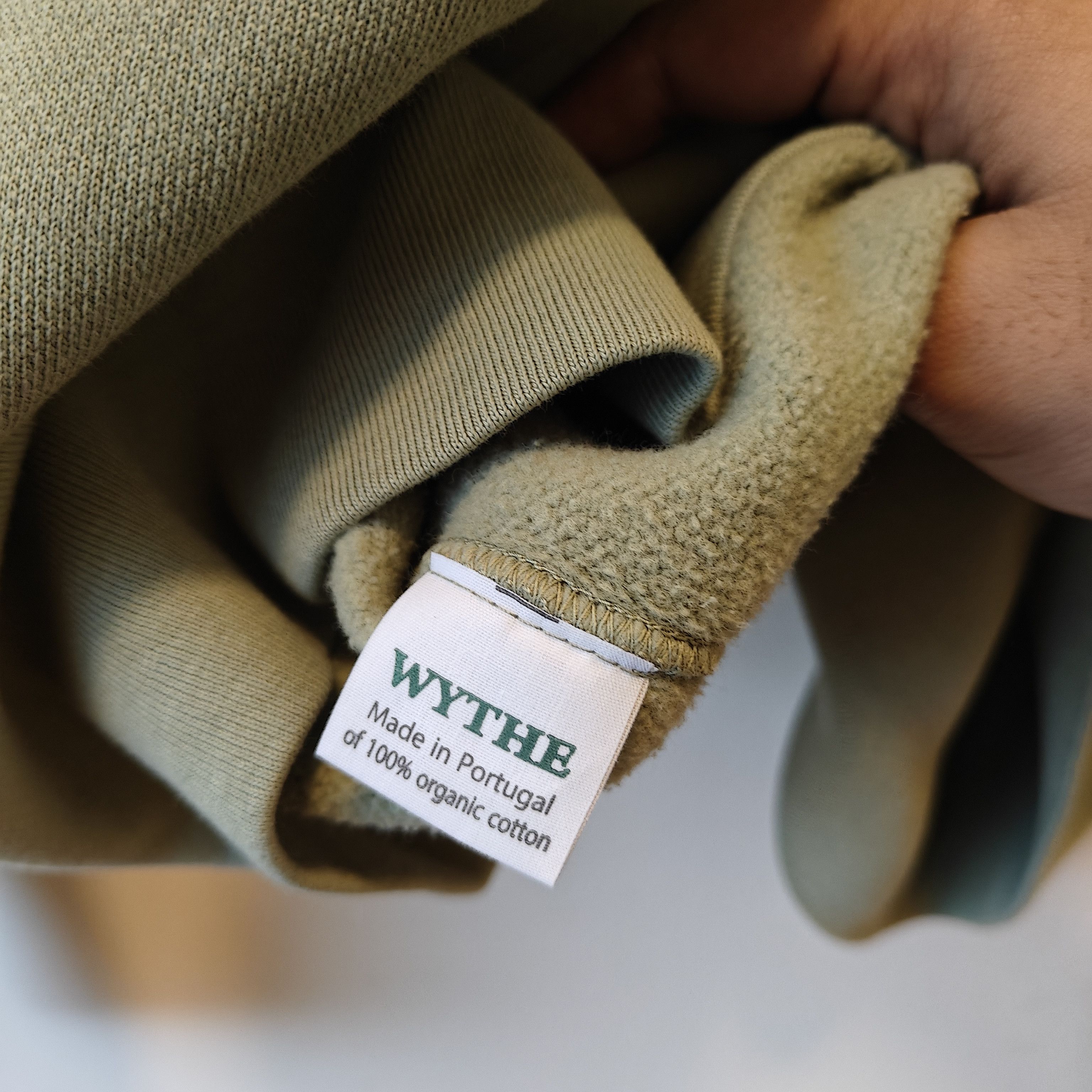 WYTHE NWT Armadillo print crewneck sweater $168 faded olive Size US S / EU 44-46 / 1 - 17 Thumbnail