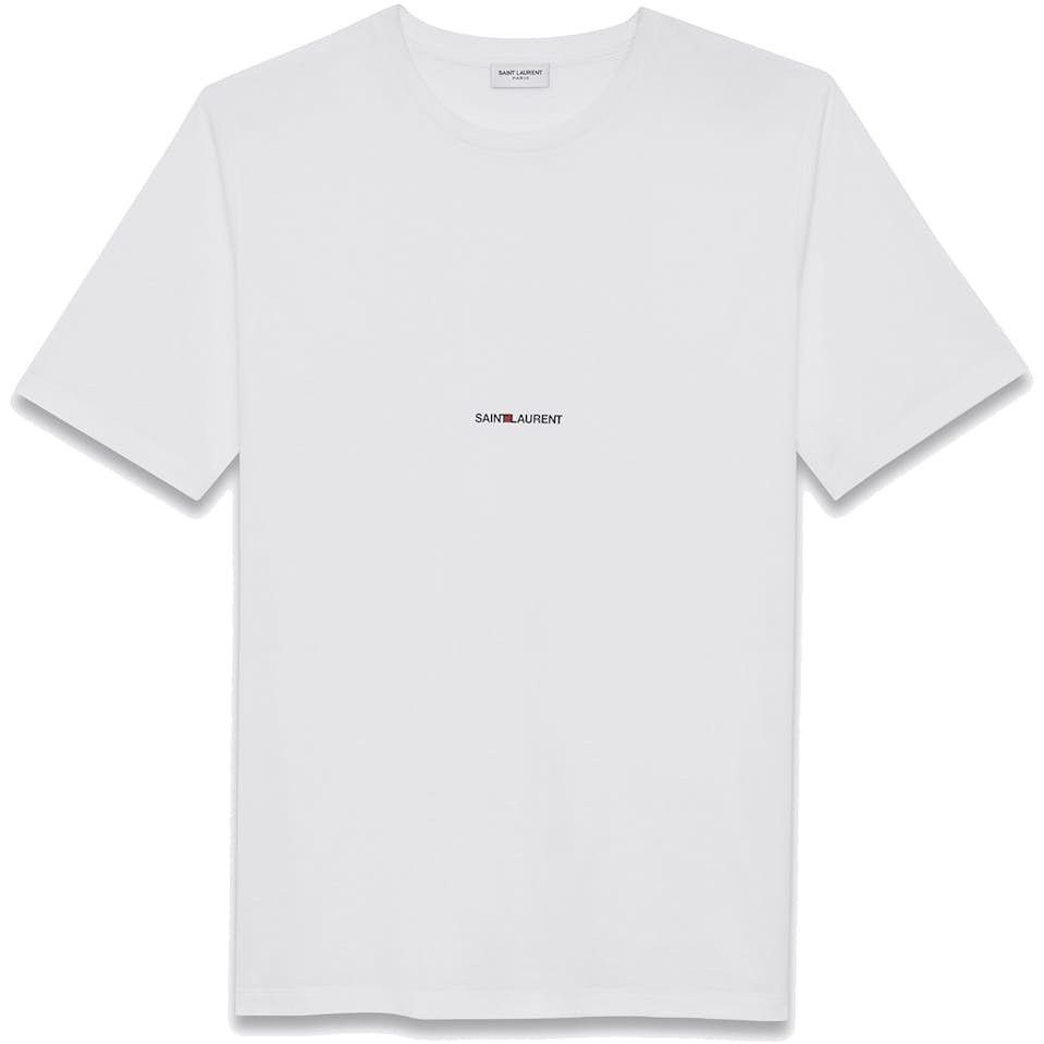 Saint Laurent Paris × Yves Saint Laurent Saint Laurent White Classic Logo “Rive Gauche” L Retail $550 Size US L / EU 52-54 / 3 - 1 Thumbnail