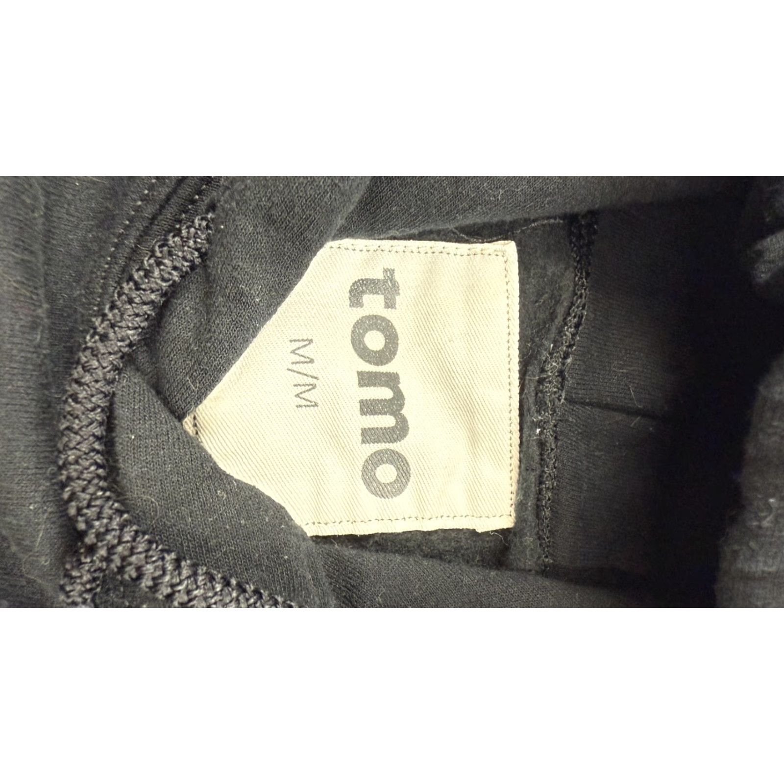 Vintage Tomo Hoodie Mens Medium Black Colombia Embroidered Pullover Sweatshirt Fleece Streetwear Size US M / EU 48-50 / 2 - 4 Thumbnail