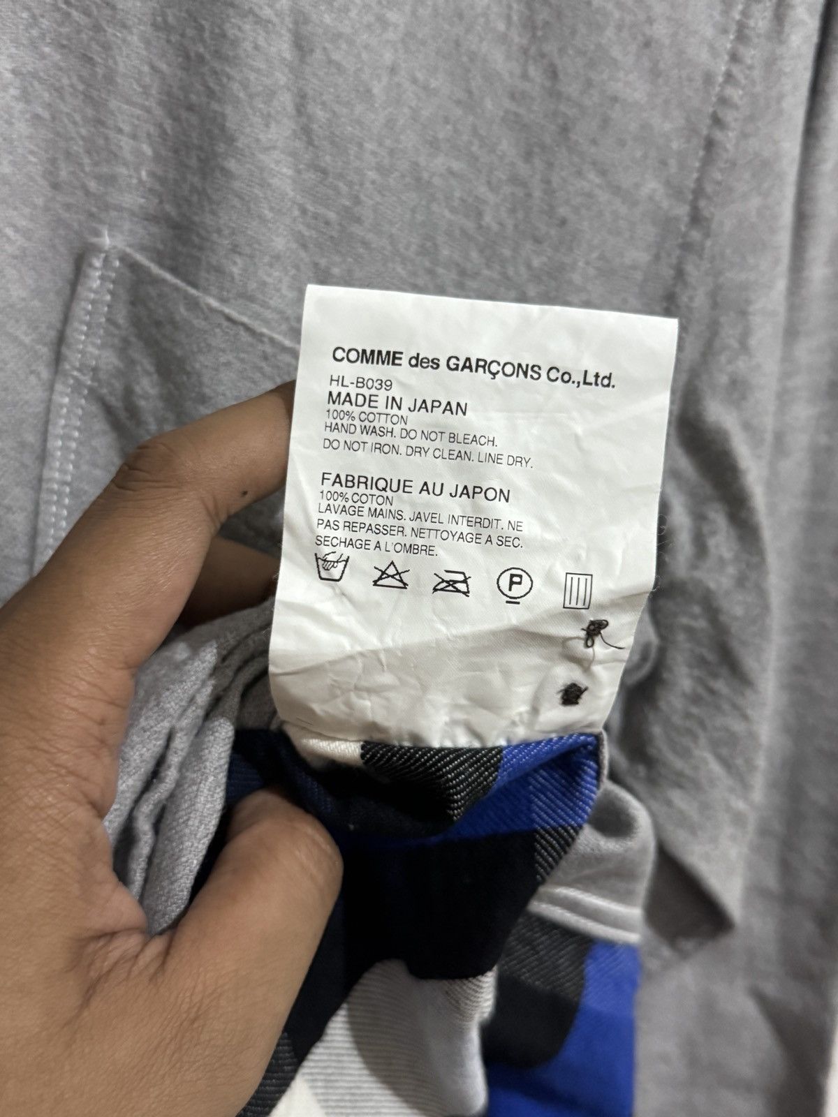 Comme des Garcons CdGH AD2013 "HL-B309" Hybrid Plaid Flannel Button Up Shirt Size US S / EU 44-46 / 1 - 9 Thumbnail