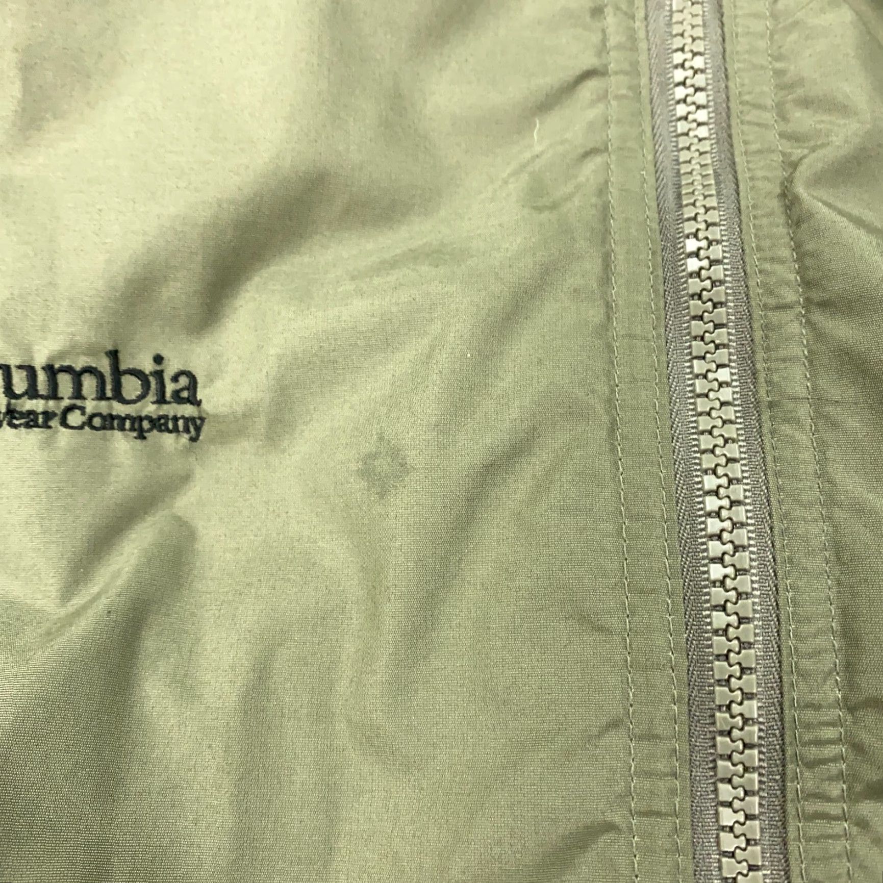Vintage VINTAGE Columbia Bomber Jacket Mens M Beige Nylon Lined Full Zip 90s Retro Army Casual Workwear Size US M / EU 48-50 / 2 - 3 Thumbnail