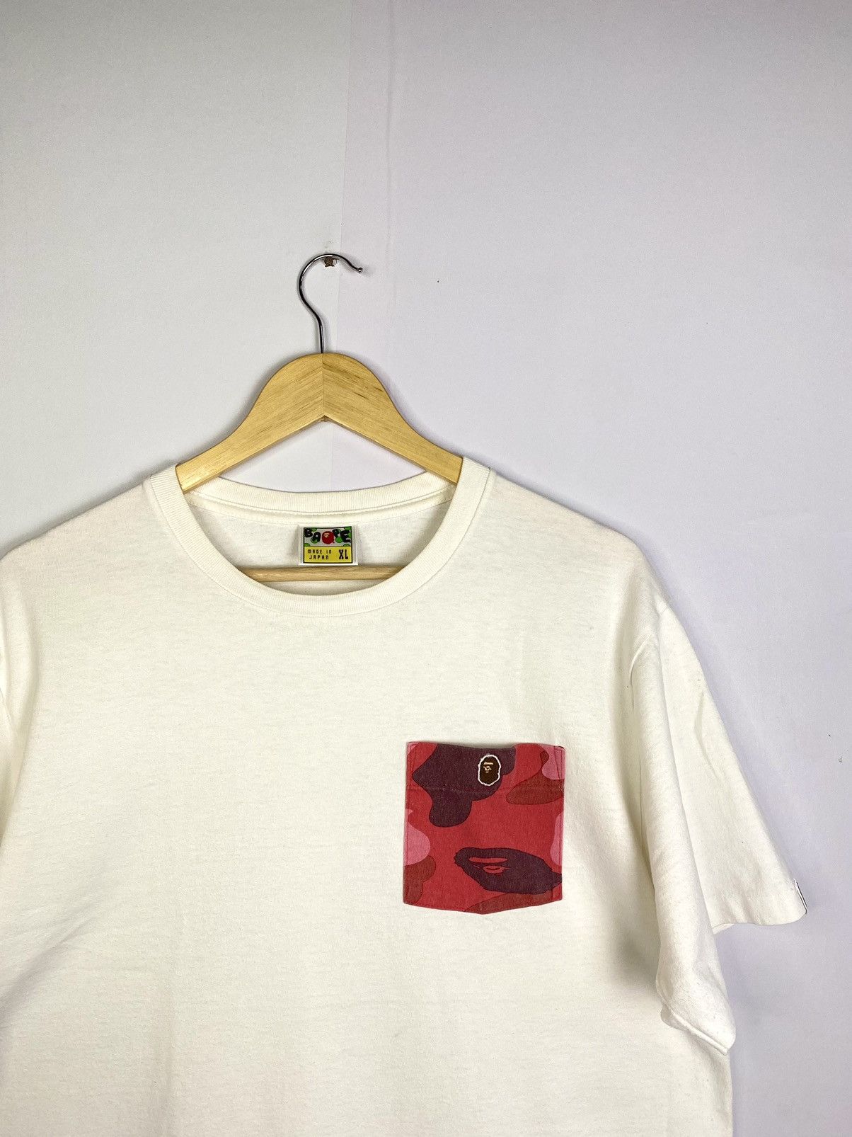Bape BAPE POCKET TEE CAMO Size US XL / EU 56 / 4 - 1 Thumbnail
