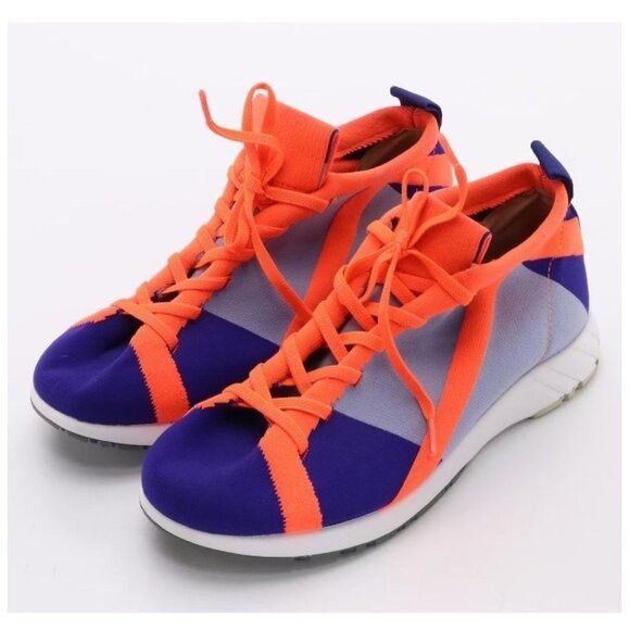 Issey Miyake Issey Miyake‎ Pleats Please Nylon Colorblock Sneakers Shoes Size US 8 / IT 38 - 1 Thumbnail