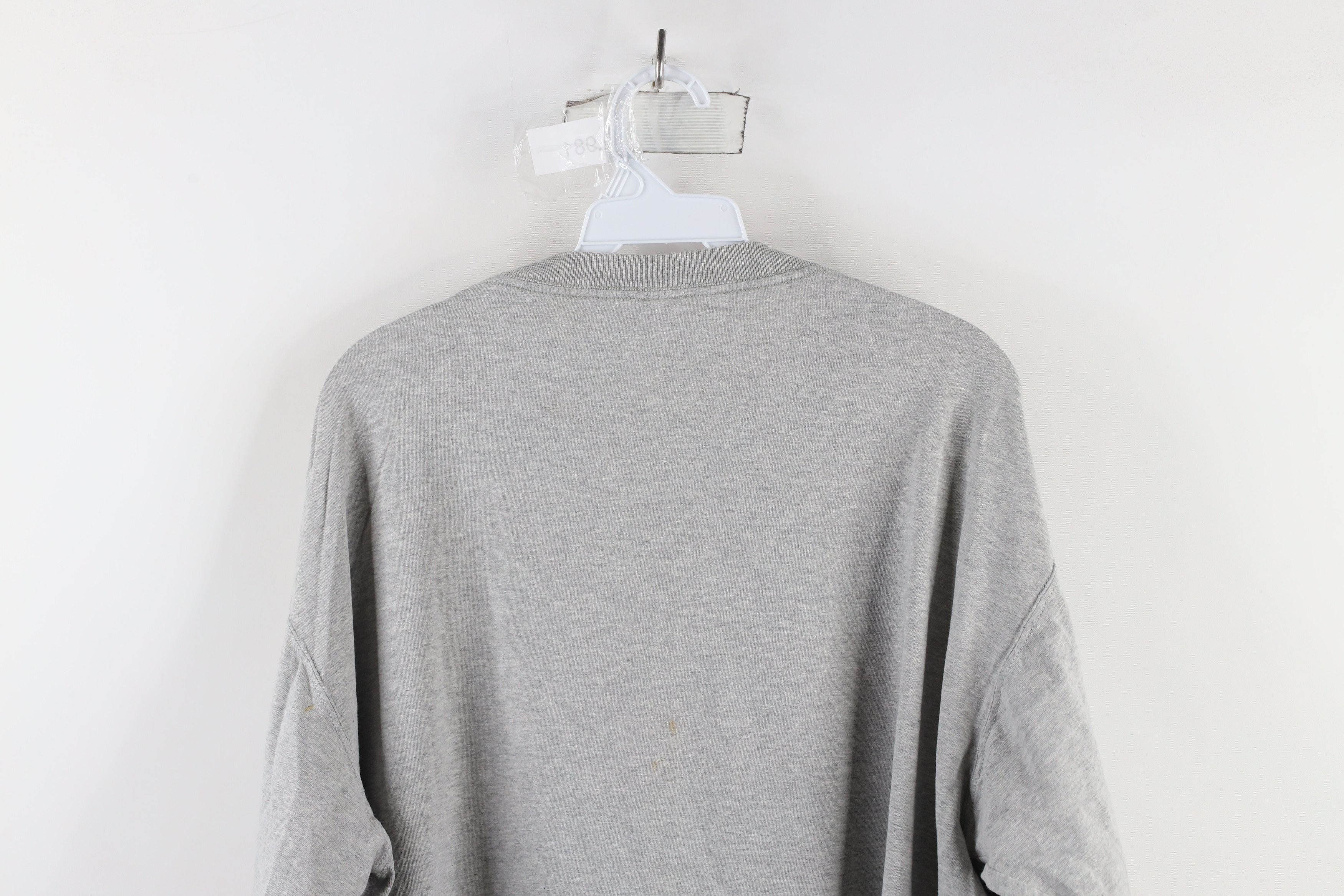 Vintage Vintage 90s Streetwear Long Sleeve T-Shirt Gray Cotton Size US L / EU 52-54 / 3 - 8 Thumbnail
