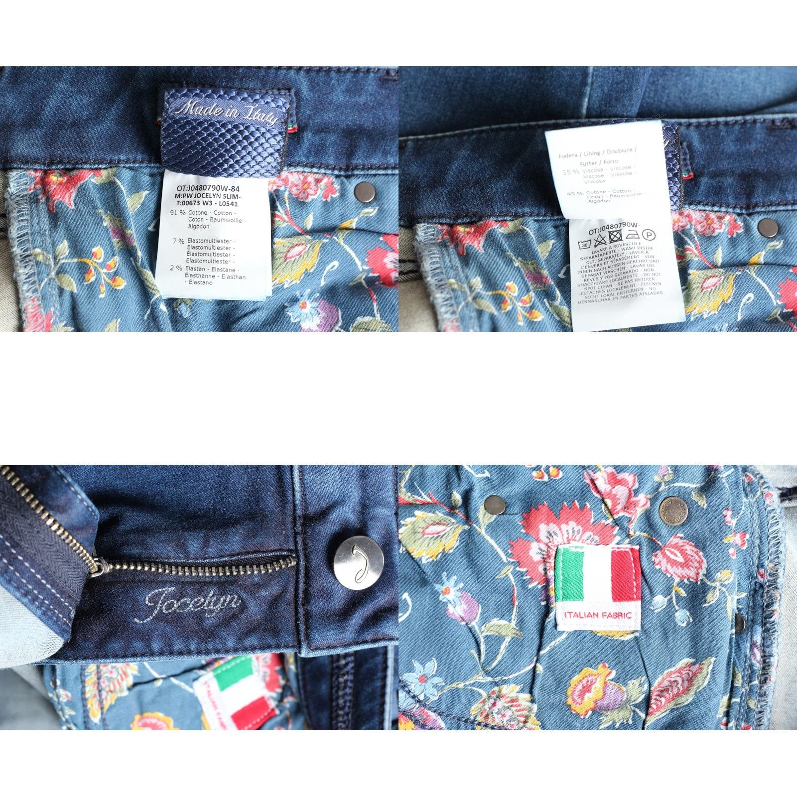 Jacob Cohen JACOB COHEN JOCELYN Slim Stretch Jeans Women 32 Blue Denim Modern 5-Pocket Rise Mid Mens Womens Girls Boys Size 24" / US 00 / IT 34 - 8 Thumbnail