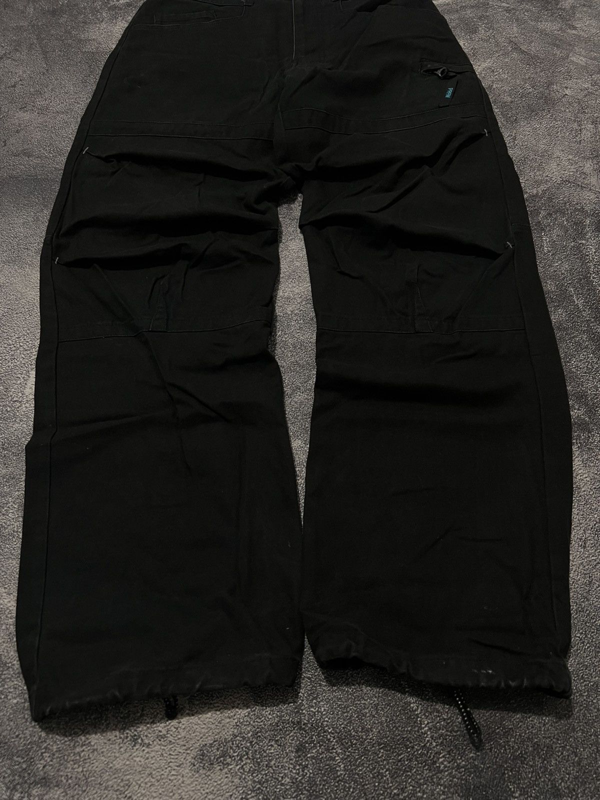 PPFM PPFM Duck Canvas Wide Black Pants Size US 30 / EU 46 - 4 Thumbnail