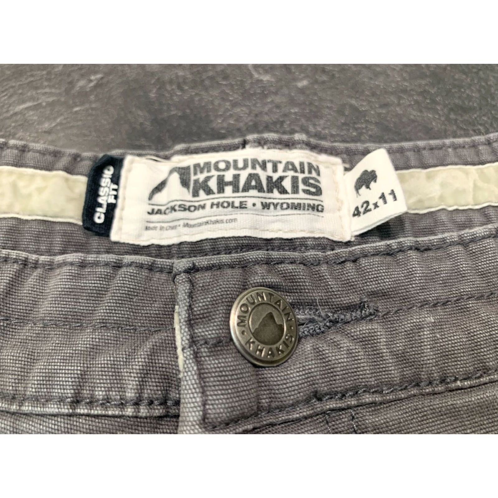 Mountain Khakis Mountain Khakis Cargo Shorts 42 Charcoal Gray Outdoor Casual Mens Size US 42 / EU 58 - 7 Thumbnail