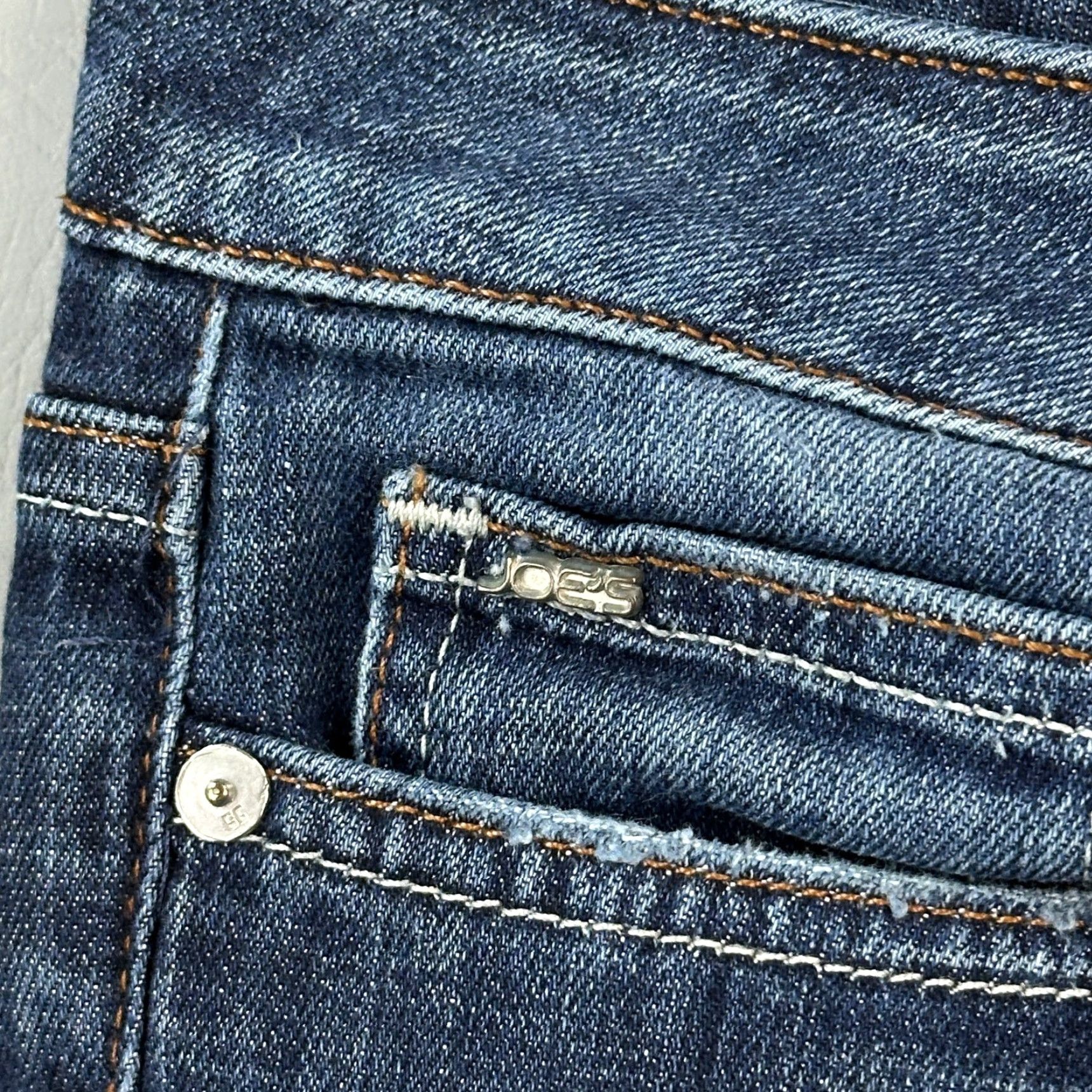 Vintage Joe's Jeans Jeans Women's 30 31x31 Dark Wash Denim Honey Ryder Bootcut Stretch 5-Pocket Design Regular Blue Cowboys Retro USA Womens Size 30" / US 8 / IT 44 - 6 Thumbnail