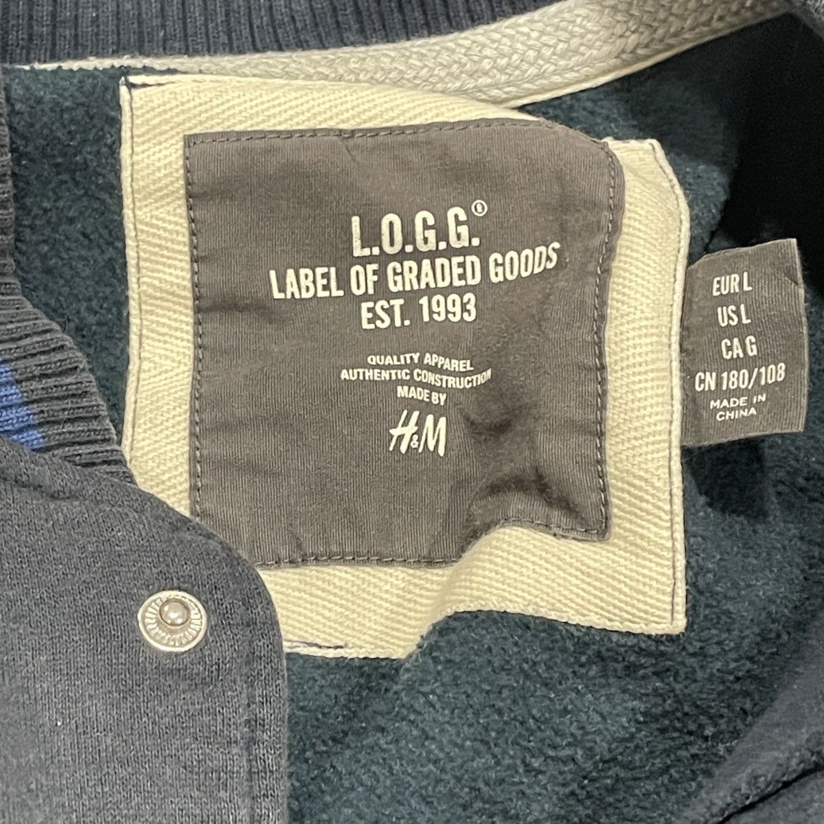 L.O.G.G. Label Of Graded Good College Lettermans Jacket Size US L / EU 52-54 / 3 - 3 Thumbnail