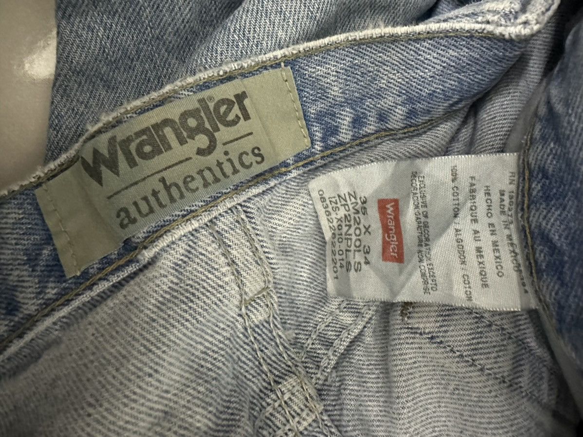 Wrangler Wrangler Authentic’s Jeans Straight Denim Blue Men Size US 36 / EU 52 - 4 Thumbnail