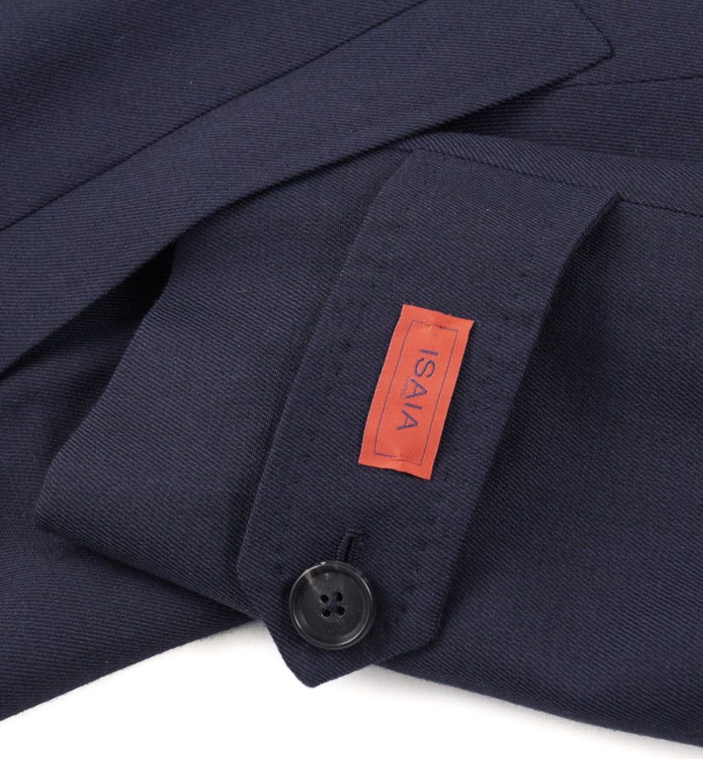 Isaia Napolii Isaia Napoli Mens Luxury Cashmere/Silk Blue Blazer Size US M / EU 48-50 / 2 - 9 Thumbnail