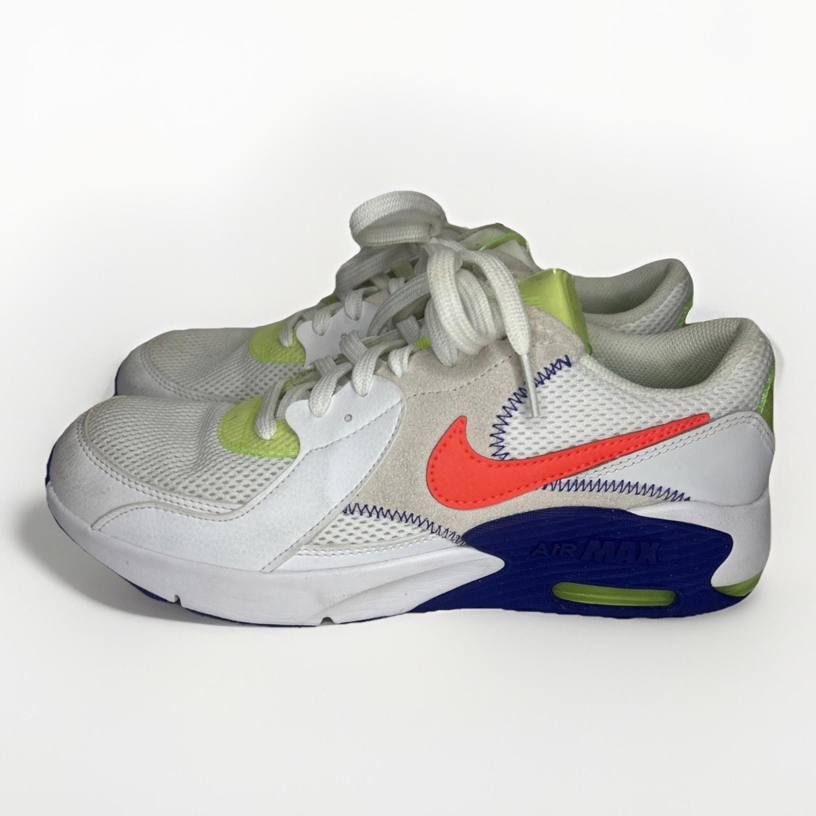 Nike Nike Air Max White Indigo Burst Volt Bright Size 7Y, 9 Women Size US 9 / IT 39 - 1 Thumbnail