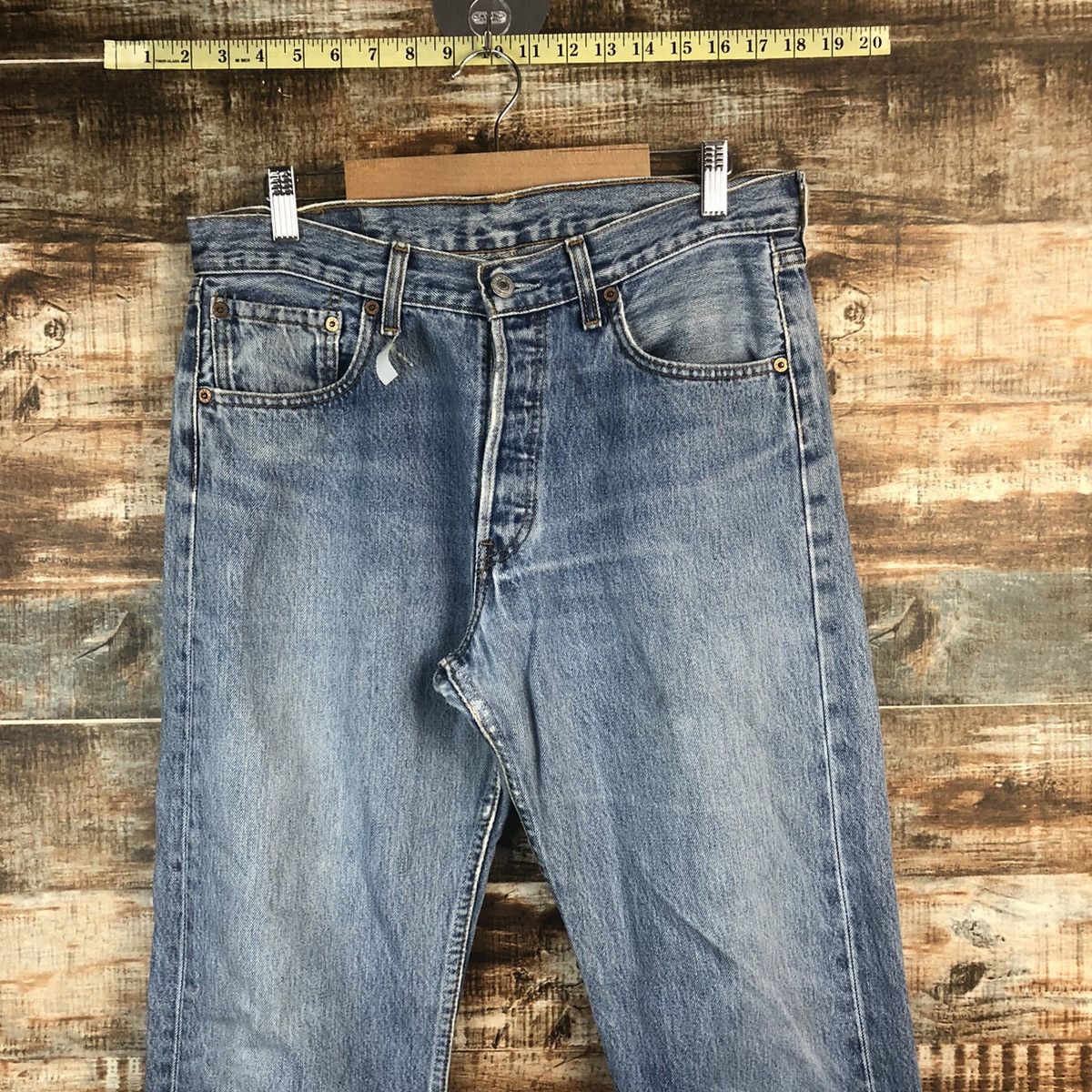 Levi's DL Levis 501 Blue jeans Denim Pants #C273 Size US 32 / EU 48 - 4 Thumbnail