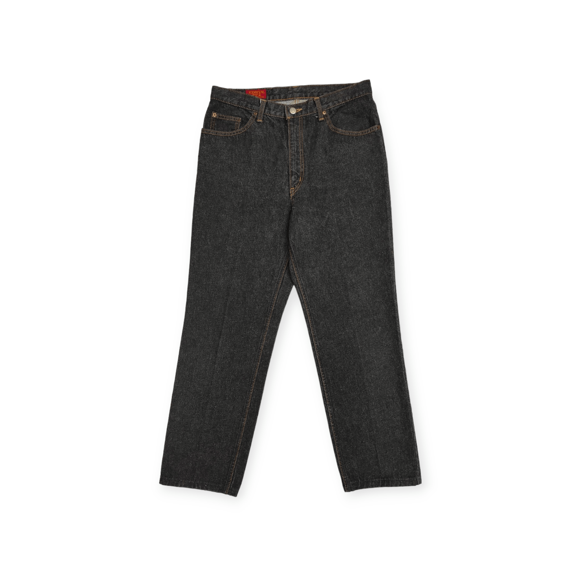Edwin Vintage Edwin Yarn-dyed Black Denim Made in USA Size US 33 - 1 Thumbnail