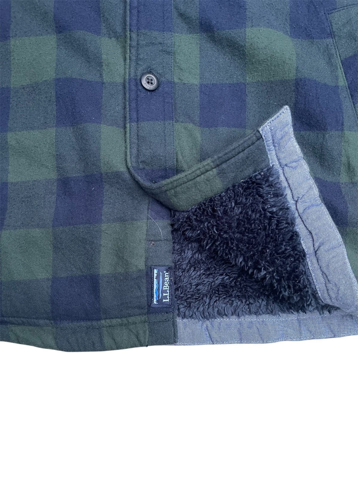 L.L. Bean × Vintage Vintage L.L. Bean Hooded Plaid Fleece-Lined Jacket Size US M / EU 48-50 / 2 - 5 Thumbnail