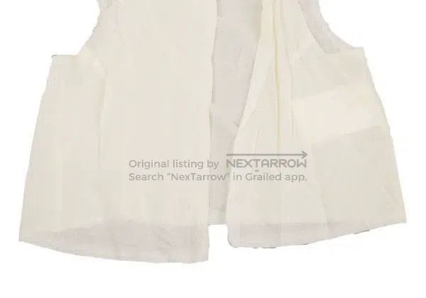 Comme des Garcons Comme des Garcons size F Beige vintage rose design waistco Size S / US 4 / IT 40 - 5 Thumbnail