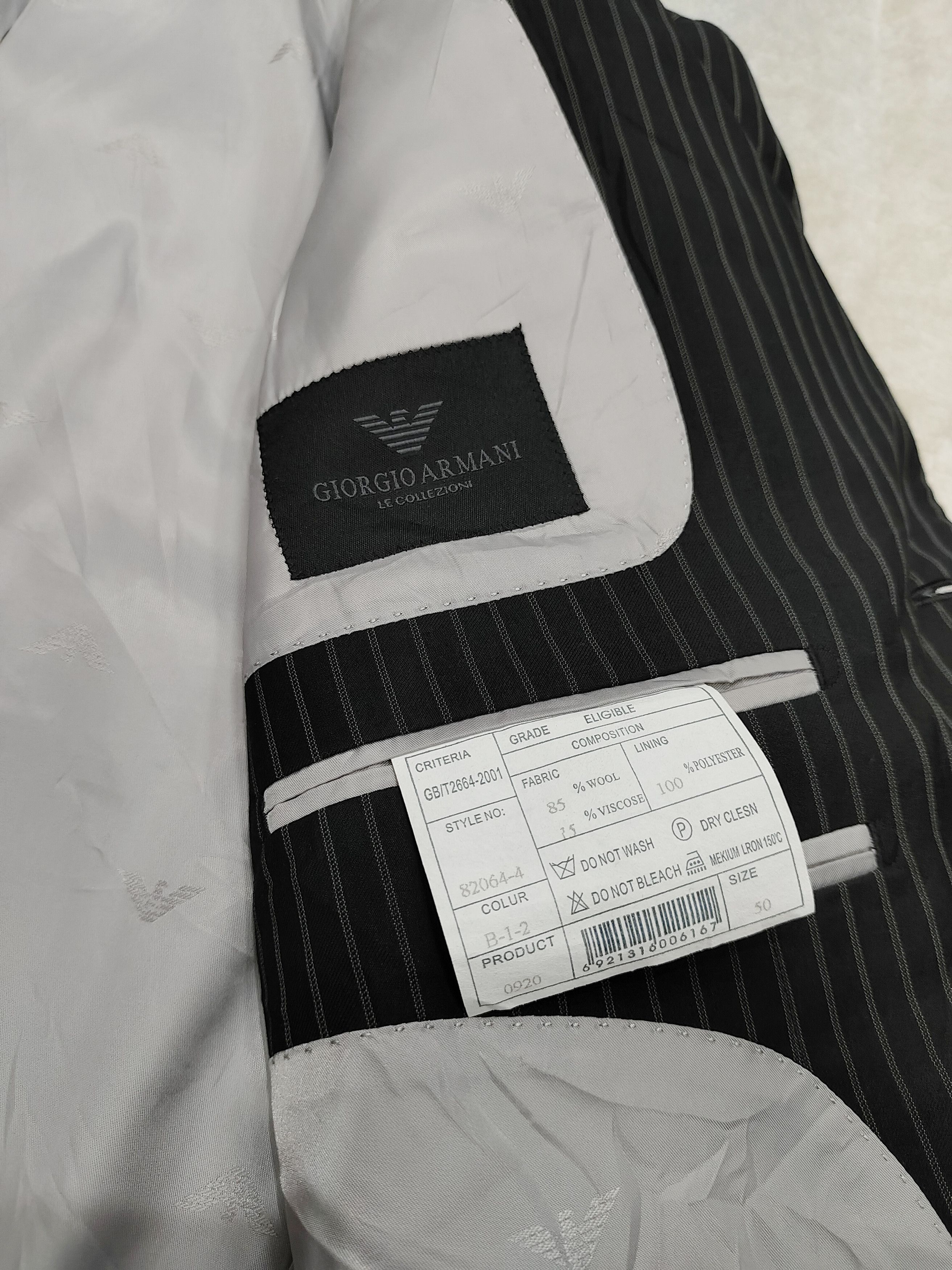 Giorgio Armani 90s Giorgio Armani Le Collezioni Pinstripe Archive Tailoring Size US M / EU 48-50 / 2 - 7 Thumbnail