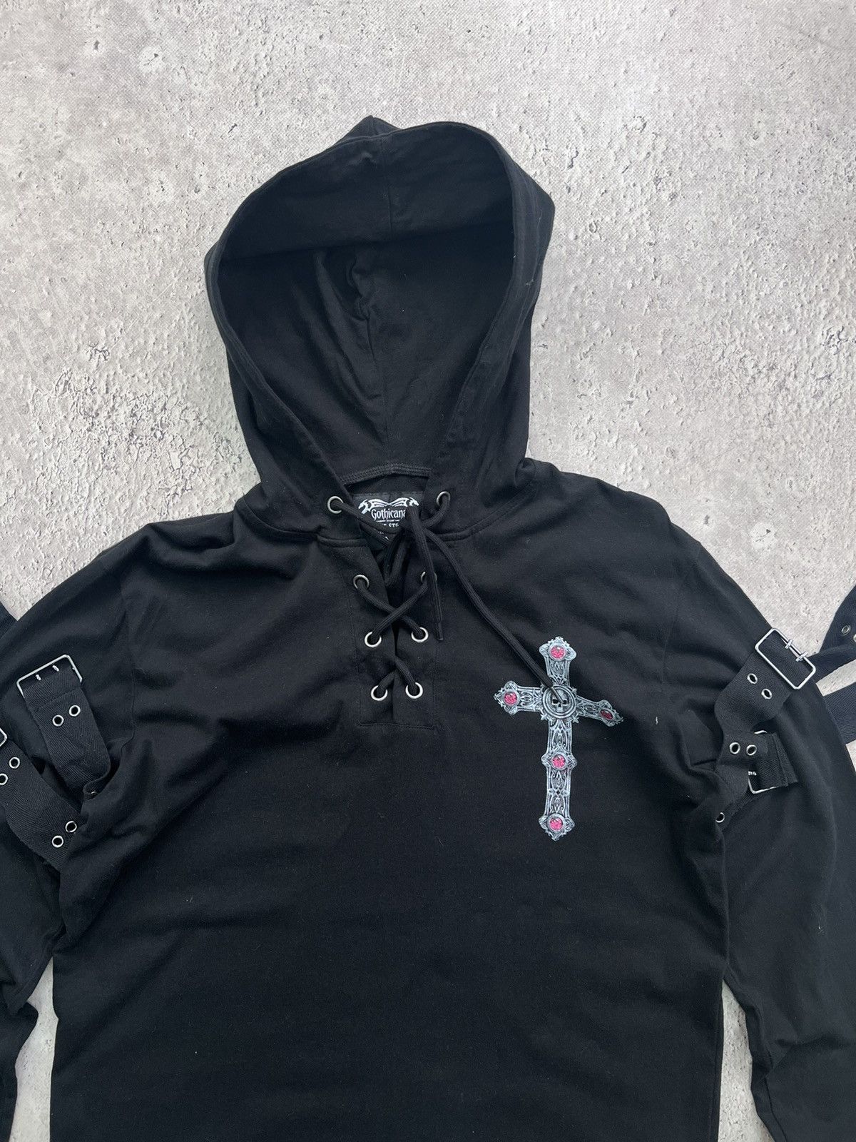 If Six Was Nine × Le Grande Bleu (L.G.B.) × Vintage VINTAGE Y2K AVANT GARDE IF SIX WAS NINE STYLE FUR HOODIE Size US M / EU 48-50 / 2 - 3 Thumbnail