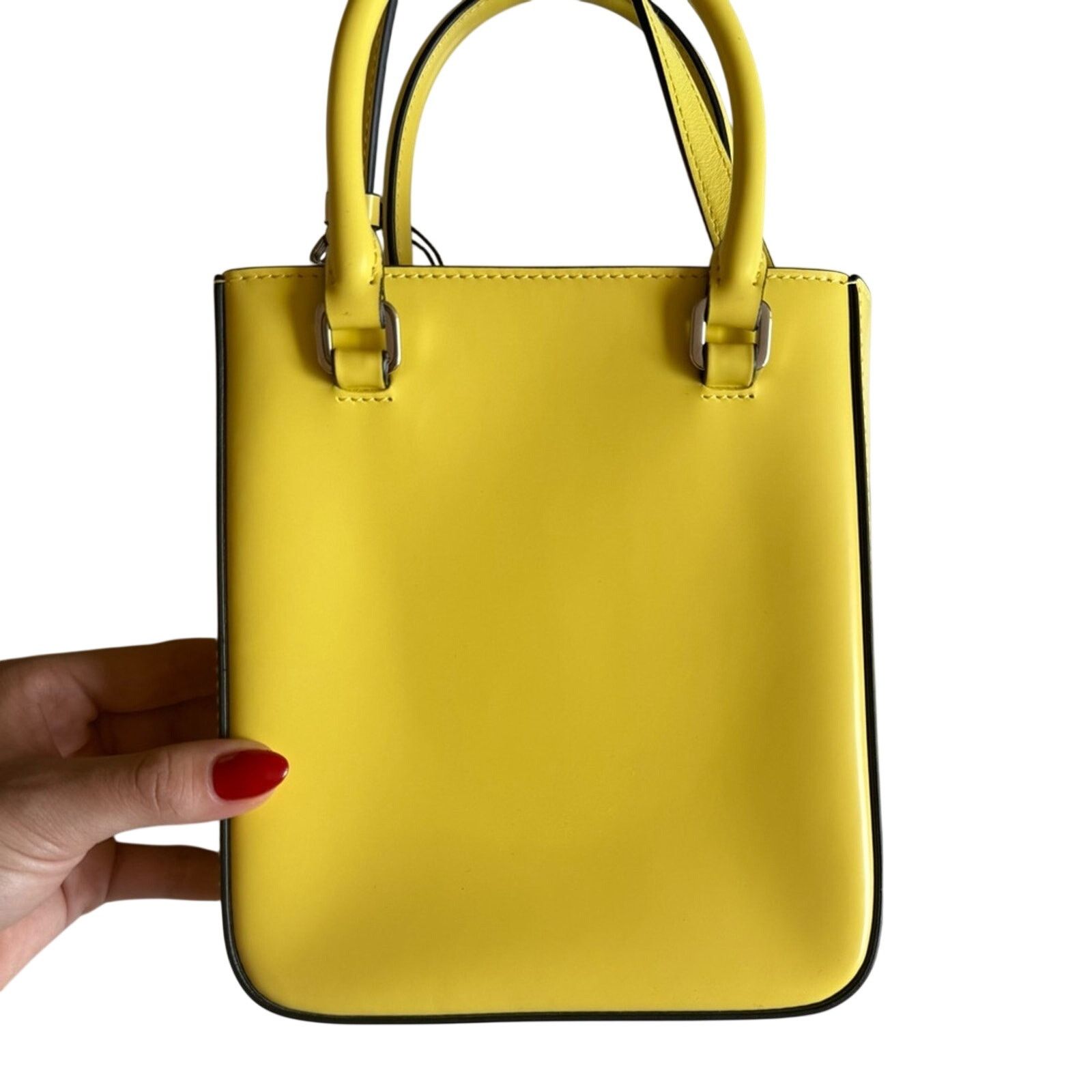 Prada Prada Yellow Small Women's Bag Size ONE SIZE - 3 Thumbnail