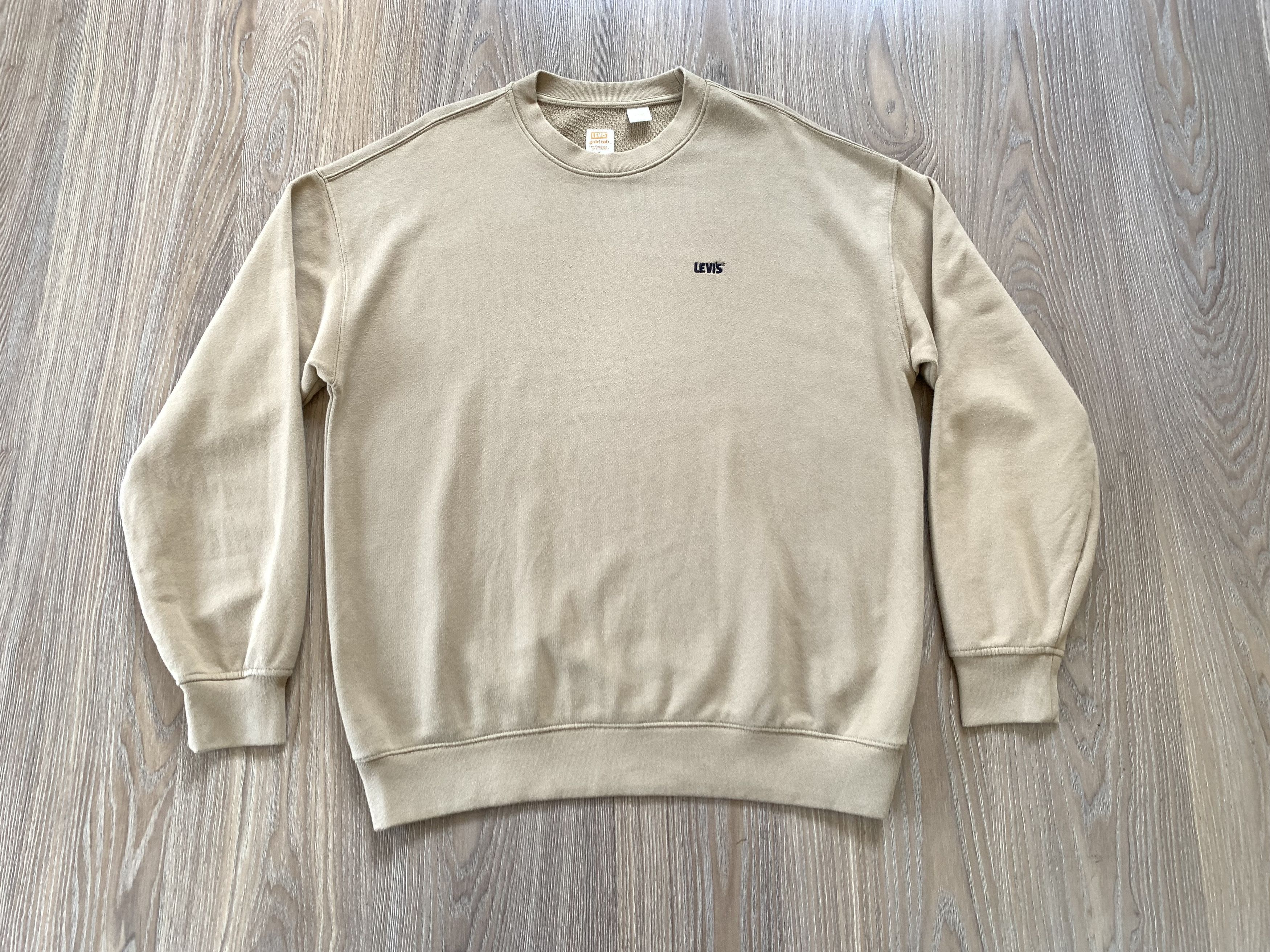 Levi's Levi's Gold Tab Crewneck Beige Sweatshirt Size US M / EU 48-50 / 2 - 2 Thumbnail