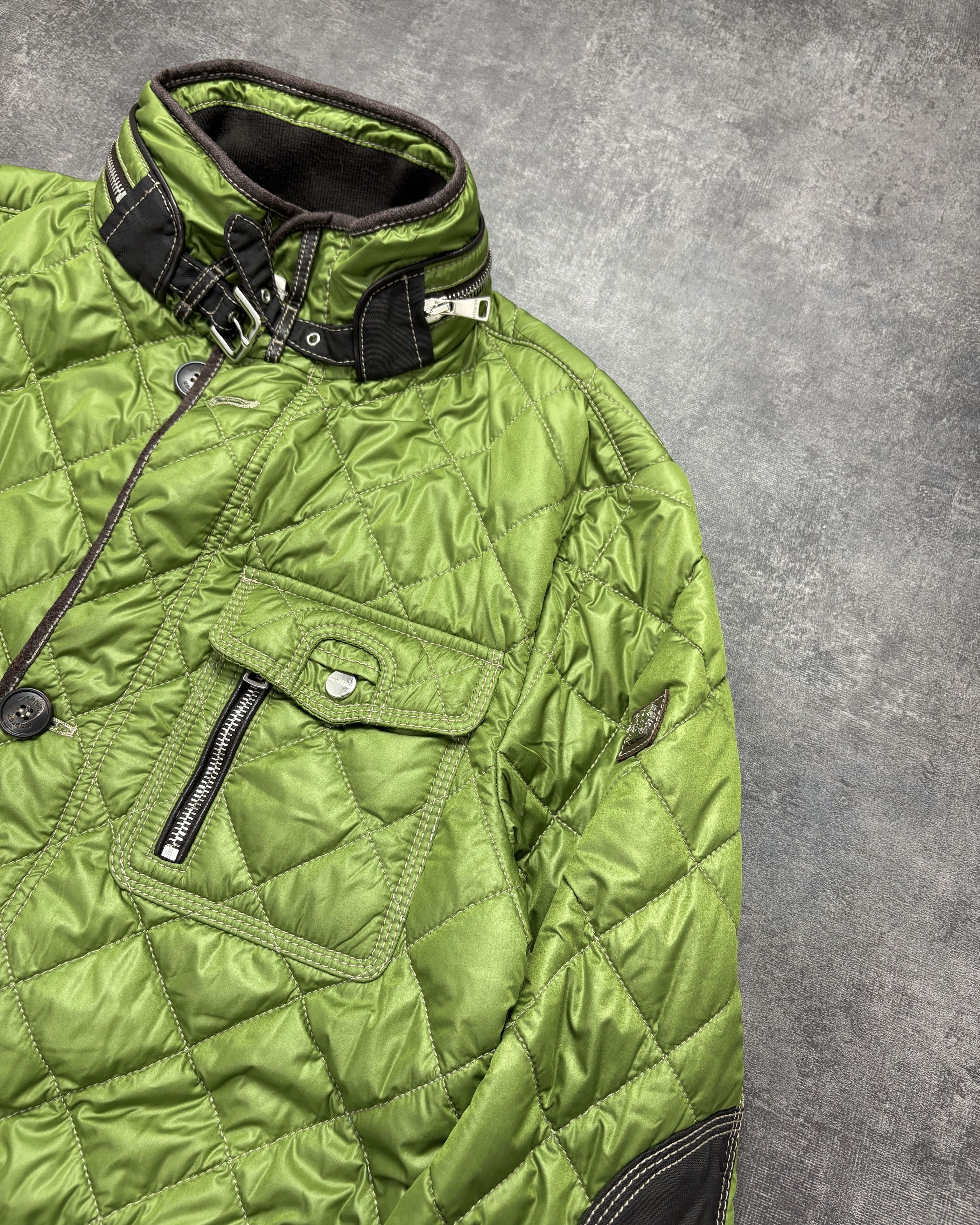 Vintage Mabrun Green Quilted Japanese-style Jacket Size US M / EU 48-50 / 2 - 2 Thumbnail