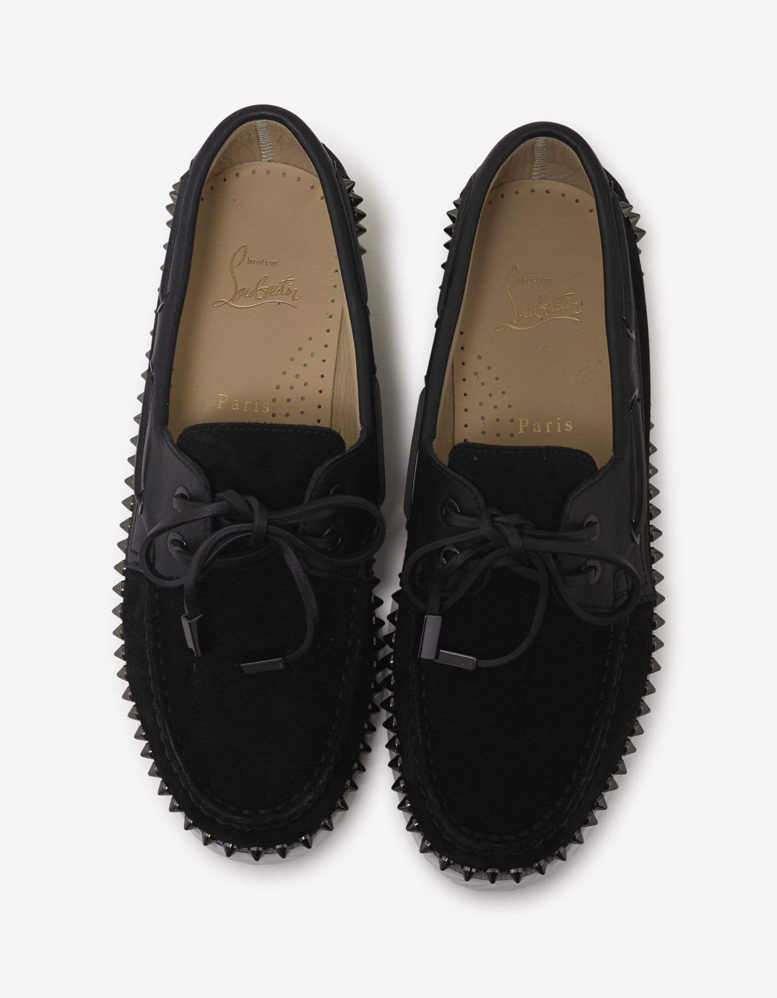 Christian Louboutin Christian Louboutin Steckel Flat Crosta Wax Boat Shoes Size US 6 / EU 39 - 5 Thumbnail