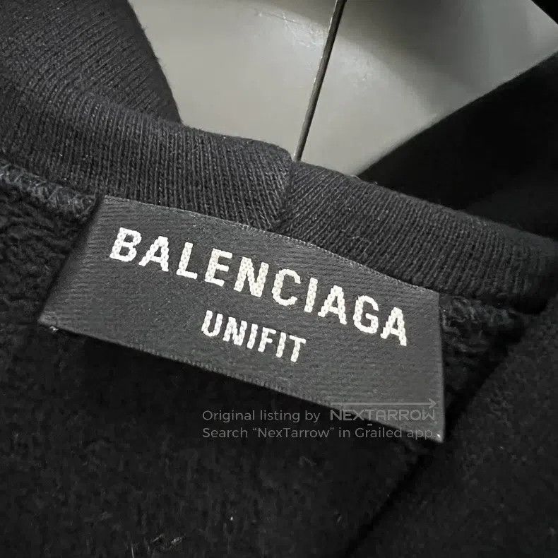 Balenciaga Balenciaga Black badge embroidered hoodie Size US XS / EU 42 / 0 - 2 Thumbnail