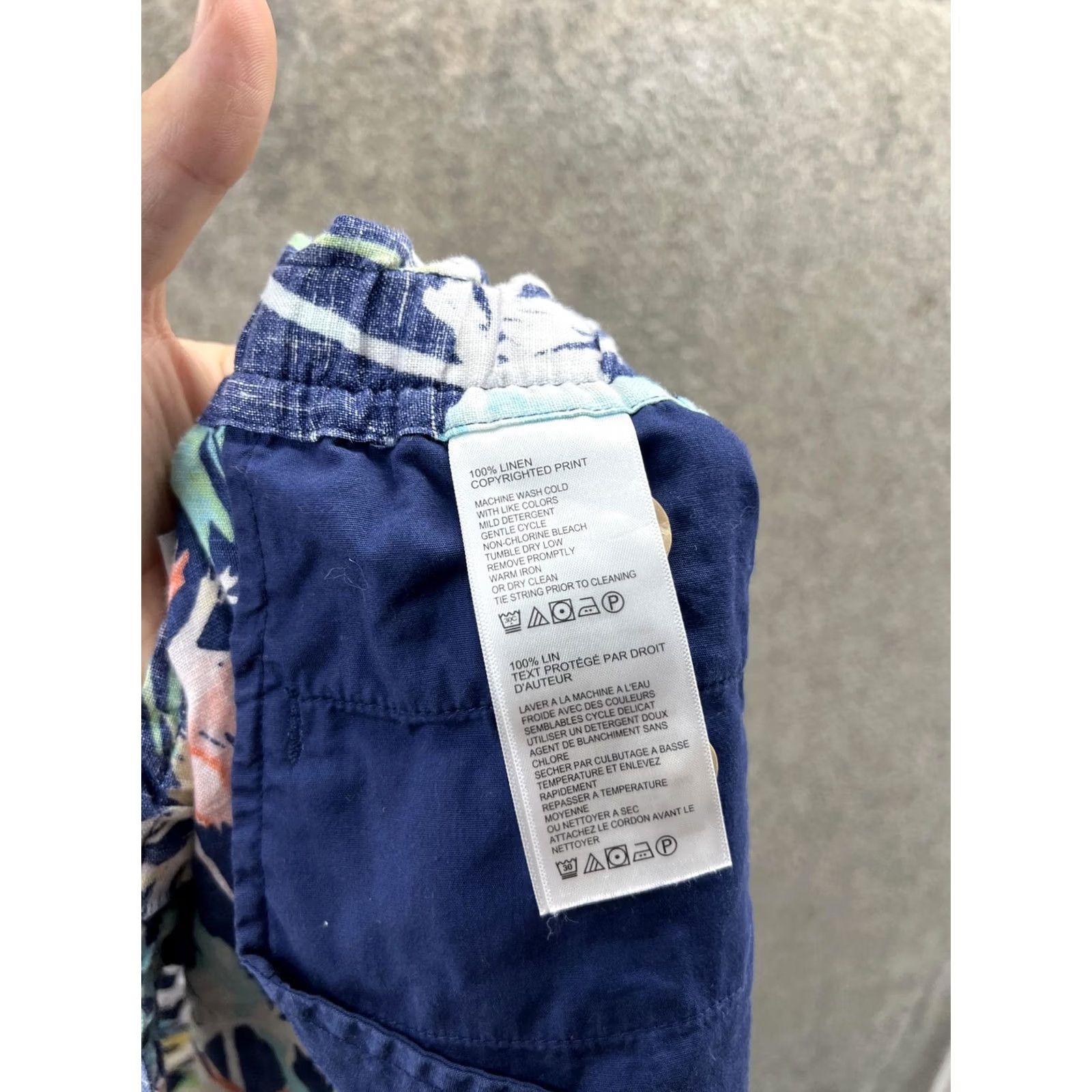 Tommy Bahama Tommy Bahama Shorts Womens Medium Blue Linen Chino Tropical 4 Inseam Casual Size 32" / US 10 / IT 46 - 6 Thumbnail