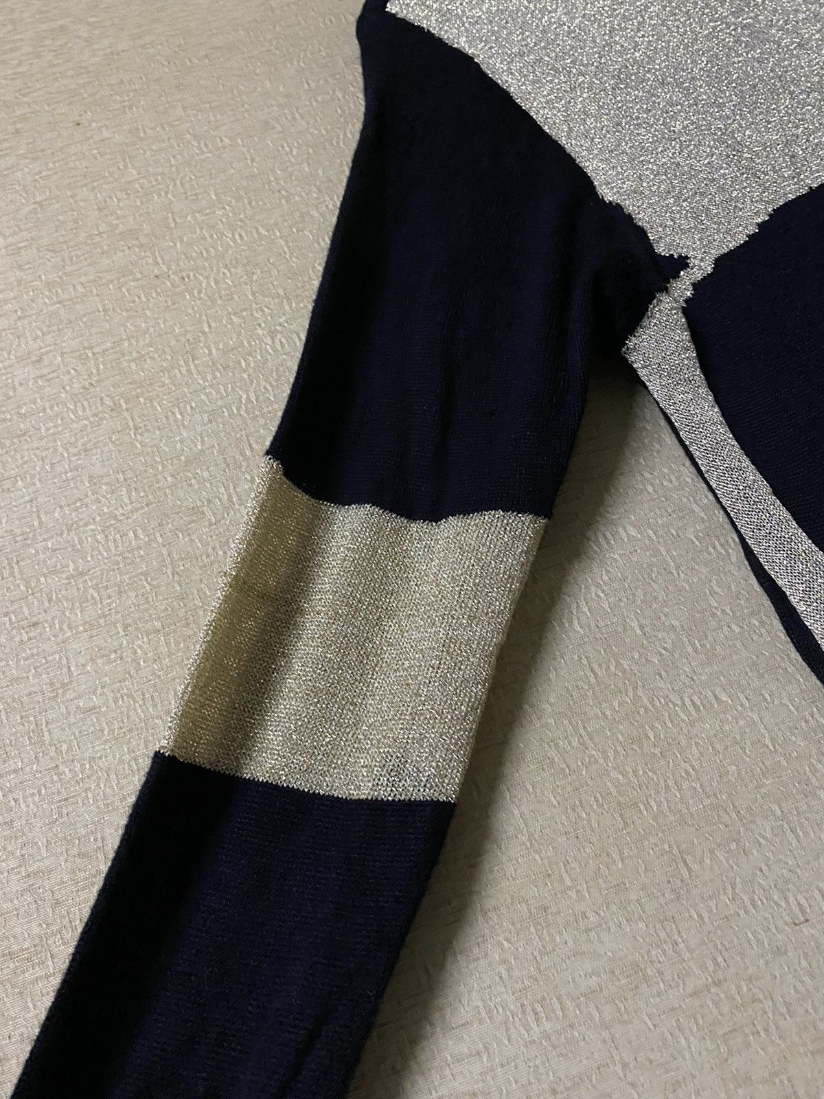 If Six Was Nine × Japanese Brand × Le Grande Bleu (L.G.B.) Toco Toco Japan Big Gold Skull Knit Size US M / EU 48-50 / 2 - 4 Thumbnail