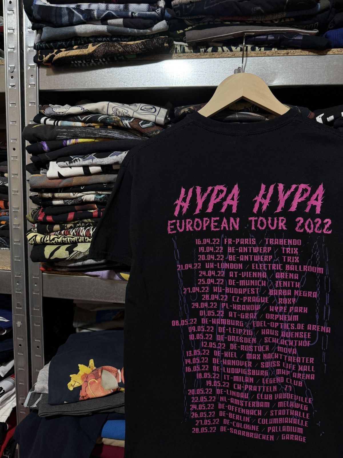 Band Tees Vintage Electric Callboy Hypa Hypa European Tour 2022 Tee Size US M / EU 48-50 / 2 - 4 Thumbnail