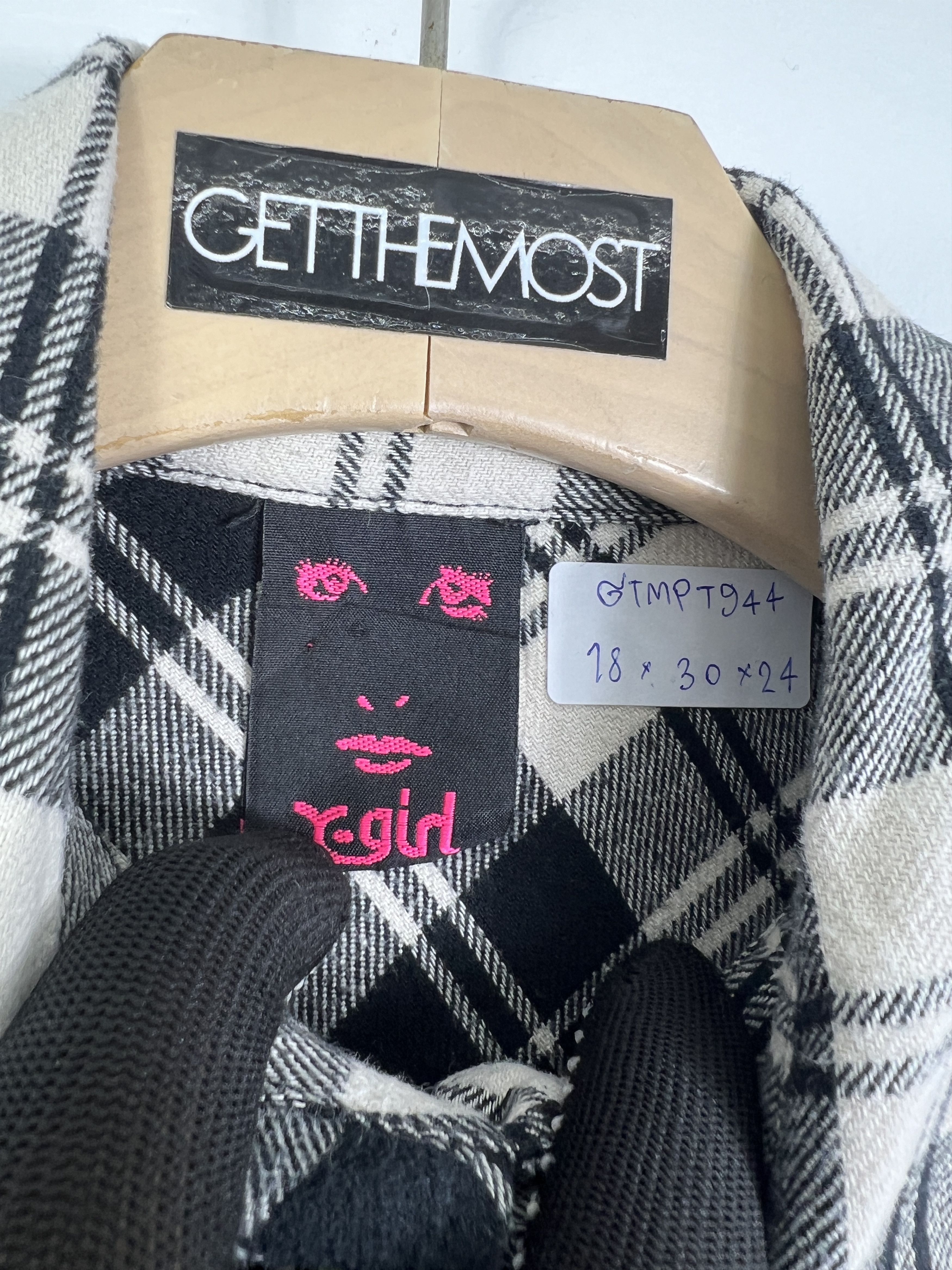X-Girl X-Girl Two Tone Plaid Flannel Shirt (1) GTMPT944 Size XS / US 0-2 / IT 36-38 - 2 Thumbnail