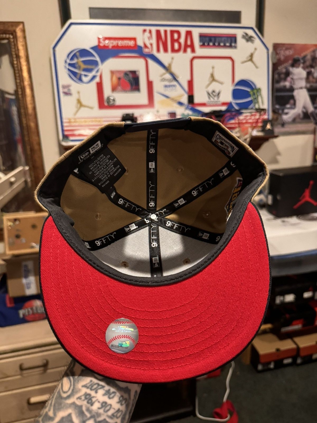 New Era New era 9fifty Atlanta Braves Size ONE SIZE - 3 Thumbnail
