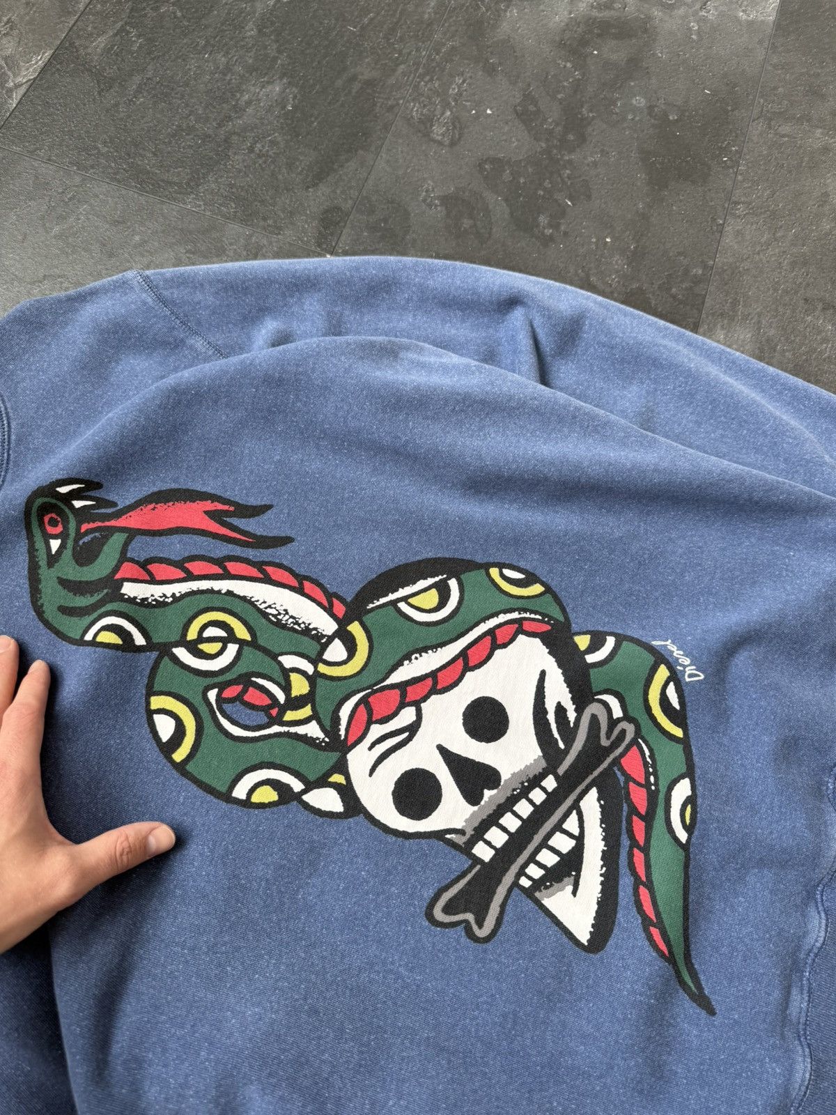 Diesel × Vintage Vintage diesel rare big logo snake sweatshirt Size US M / EU 48-50 / 2 - 4 Thumbnail