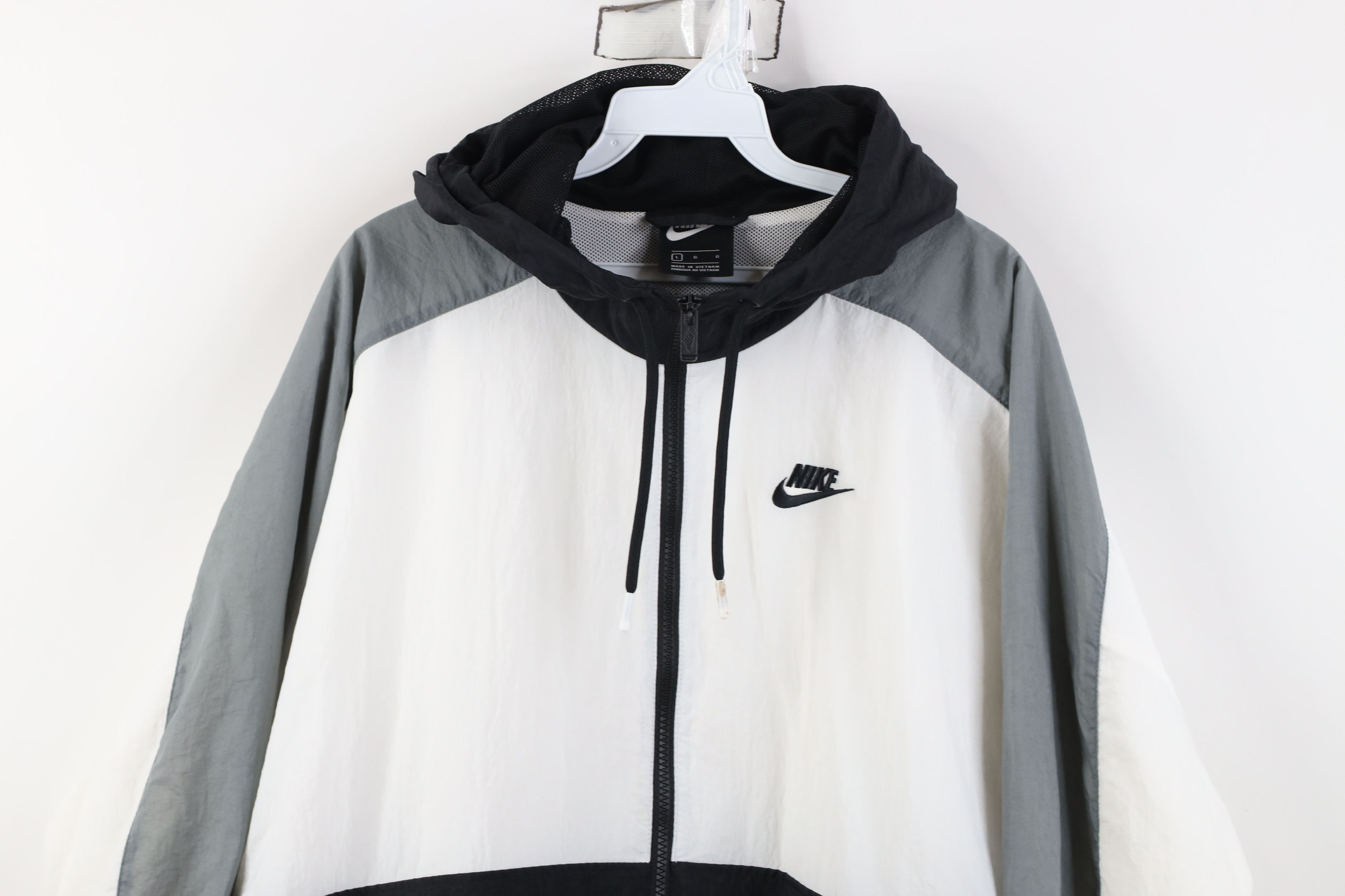 Nike Nike Windrunner Block Full Zip Hooded Windbreaker Jacket Size US L / EU 52-54 / 3 - 2 Thumbnail