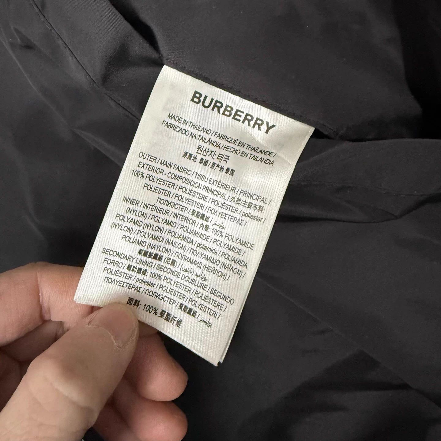 Burberry Burberry Check Double Sided Nylon Black Jacket XL 99 New Size US XL / EU 56 / 4 - 4 Thumbnail
